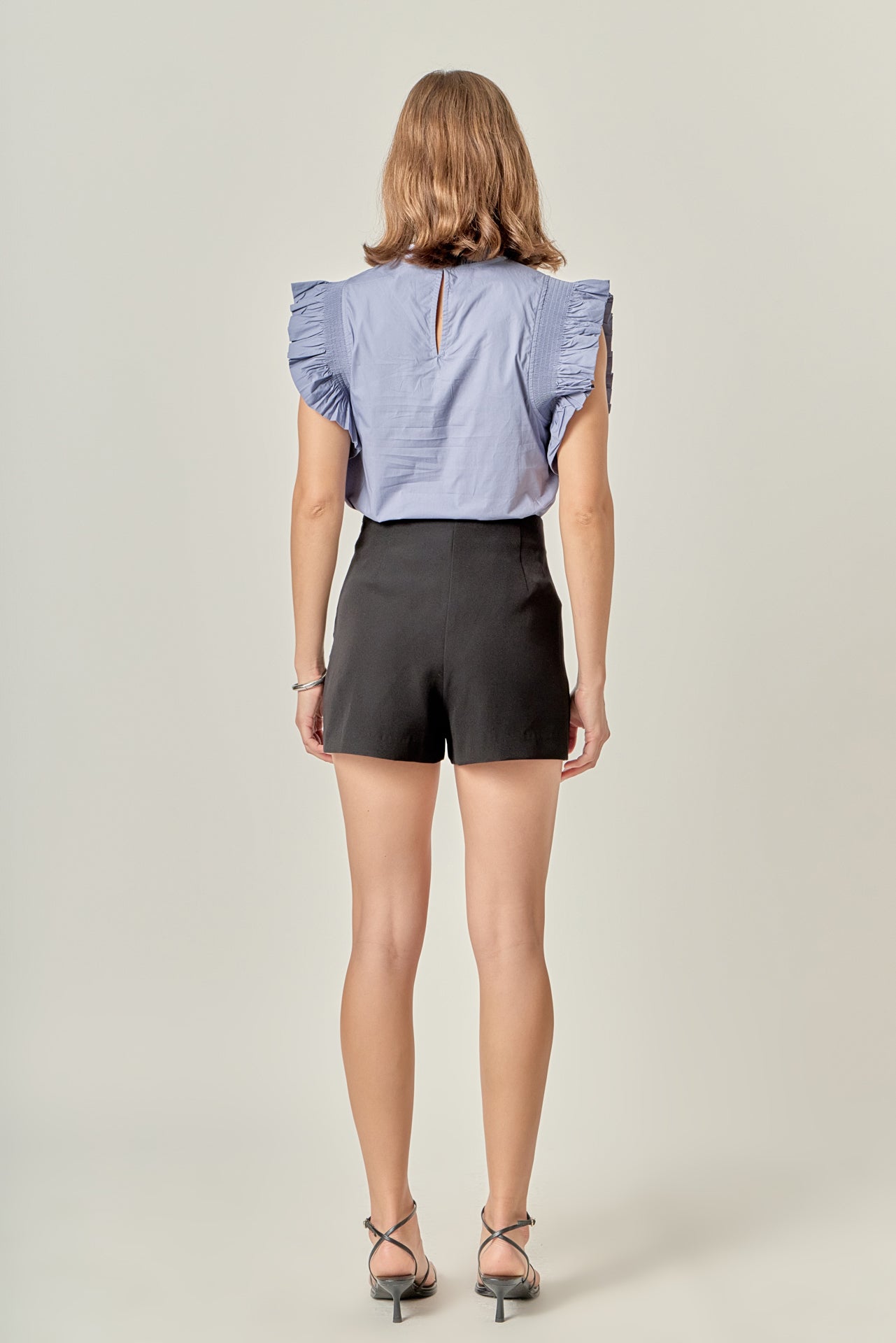 ENGLISH FACTORY - Ruffle Sleeve Top - TOPS available at Objectrare