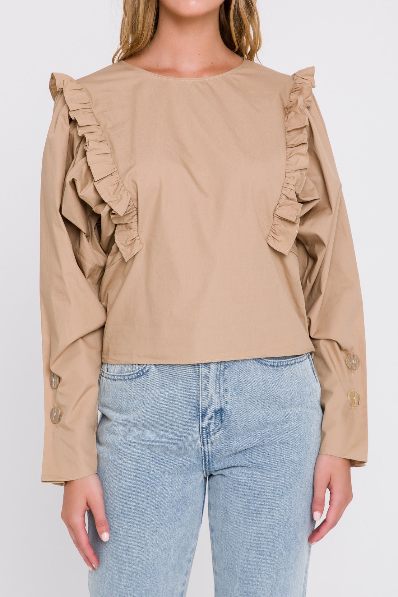 ENGLISH FACTORY - Women Woven Blouse - Final Sale - TOPS available at Objectrare