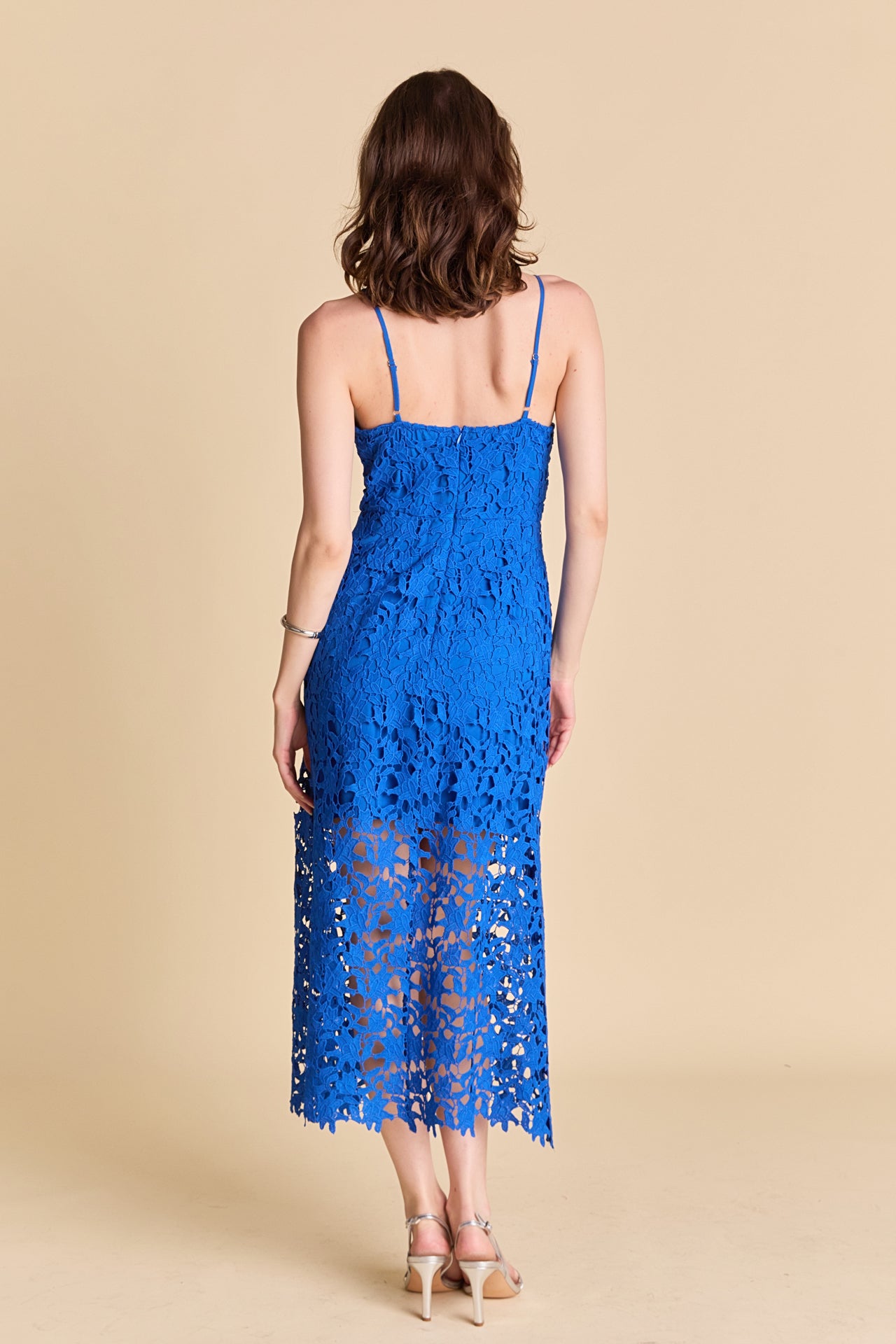 ENDLESS ROSE - Lace Midi Dress - DRESSES available at Objectrare