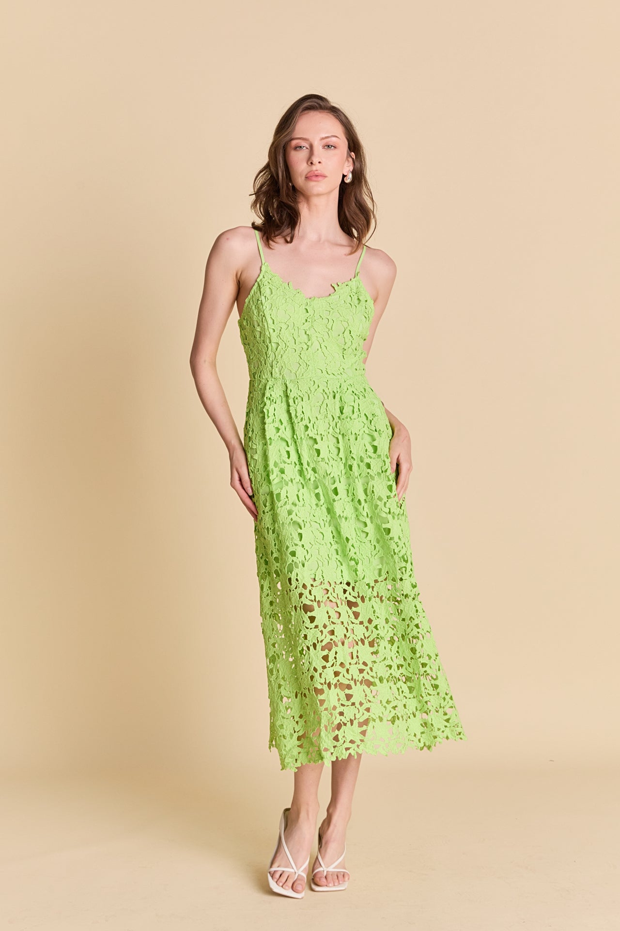 Lace Midi Dress
