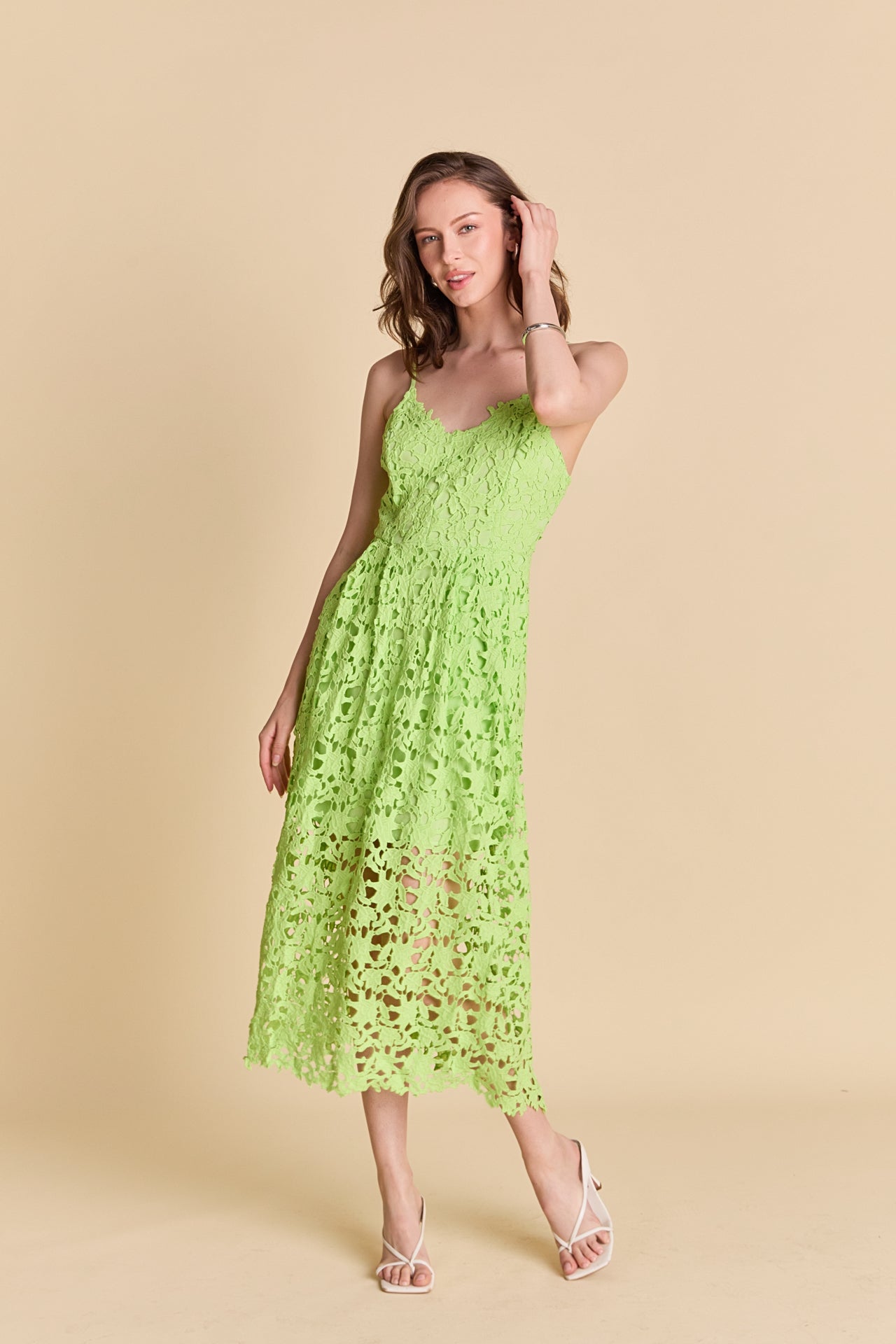 Lace Midi Dress
