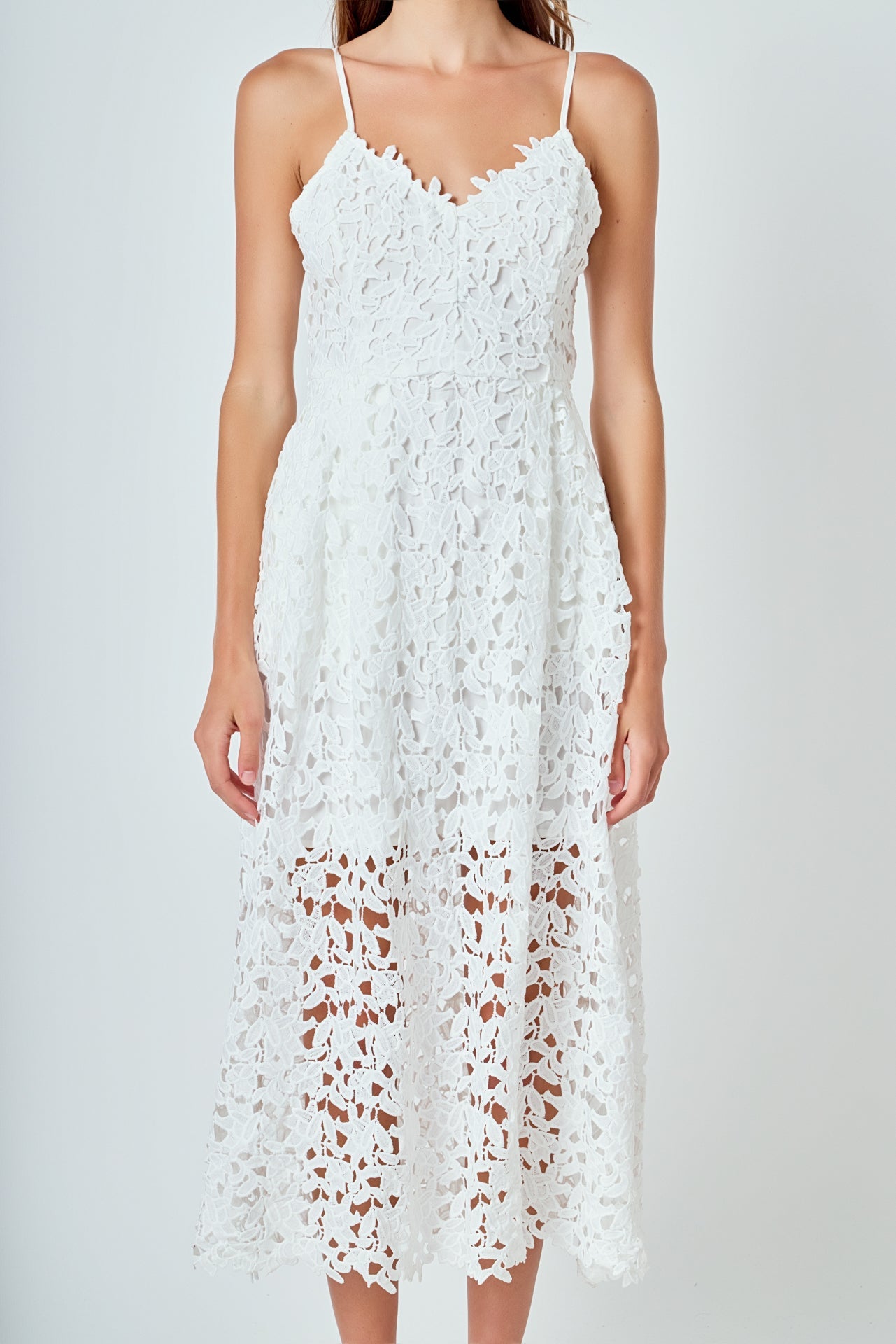 Lace Midi Dress