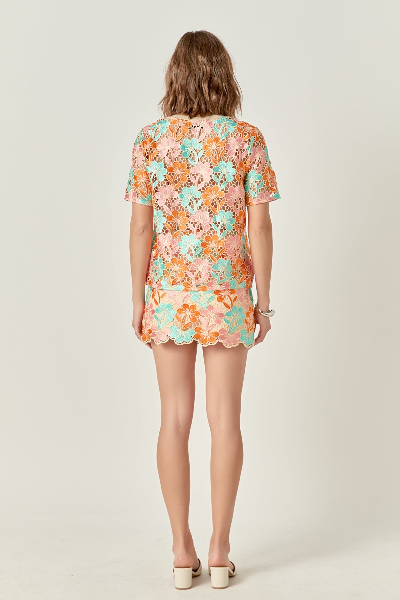 ENDLESS ROSE - Floral Short Sleeve Top - TOPS available at Objectrare