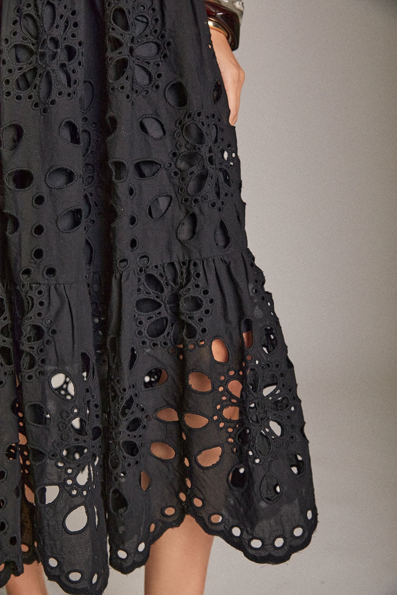 ENGLISH FACTORY - The Lila Laser Cut Dress - DRESSES available at Objectrare
