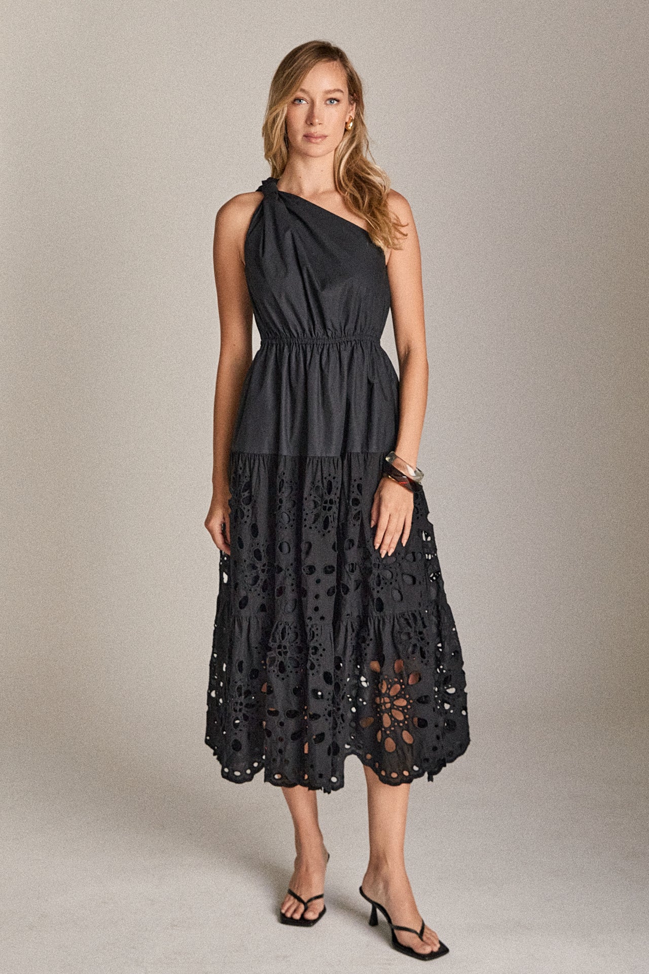ENGLISH FACTORY - The Lila Laser Cut Dress - DRESSES available at Objectrare