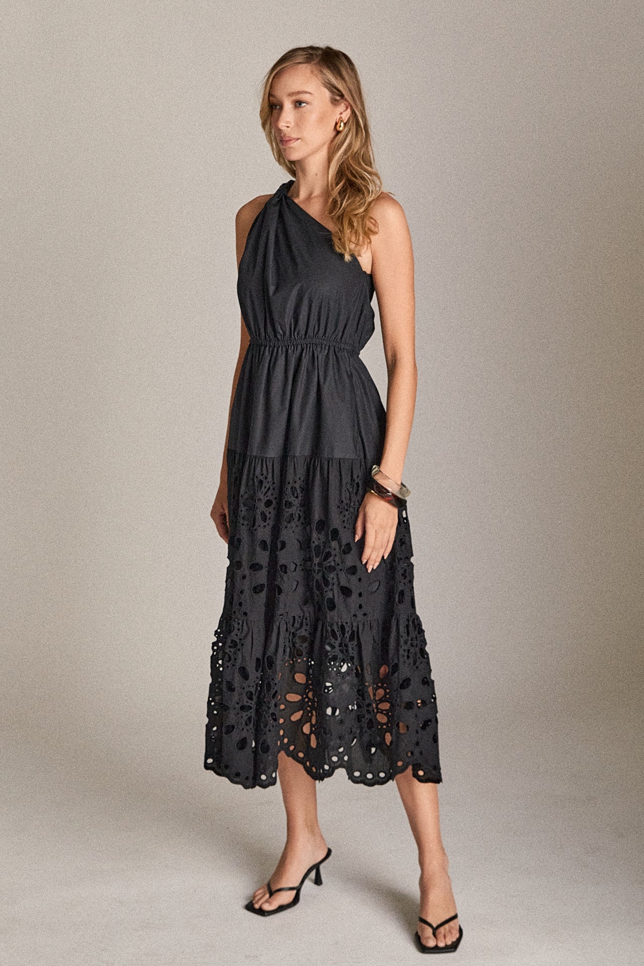 ENGLISH FACTORY - The Lila Laser Cut Dress - DRESSES available at Objectrare