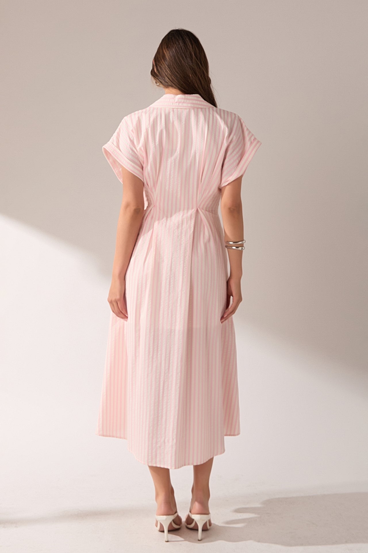 ENGLISH FACTORY - The Vivienne Stripe Dress - DRESSES available at Objectrare