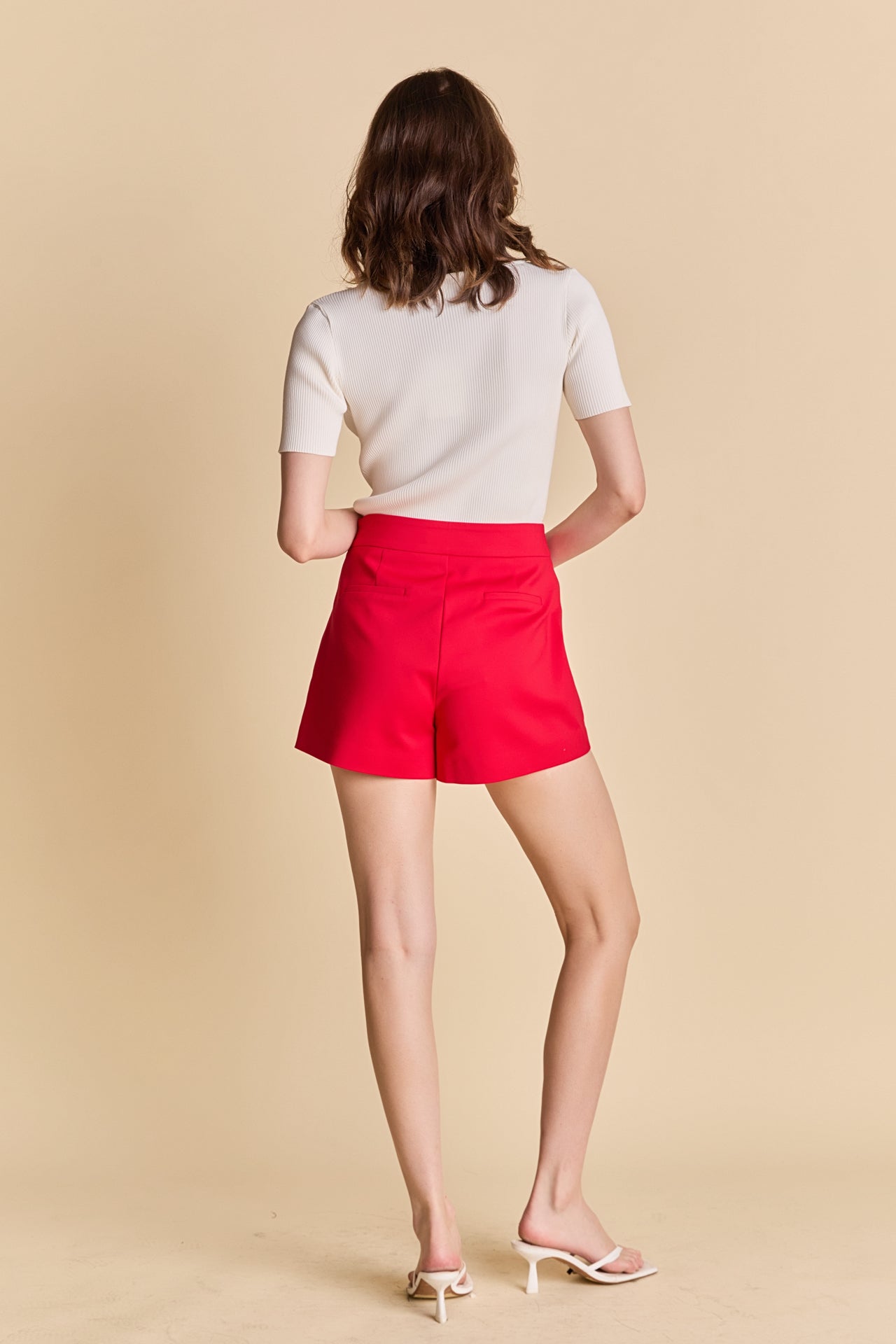 ENGLISH FACTORY - High Waisted Mini Shorts - SHORTS available at Objectrare