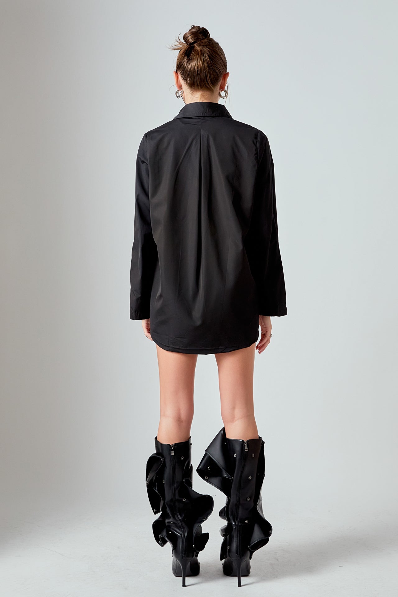GREY LAB - Nylon Jacket with O-ring Zipper - JACKETS available at Objectrare