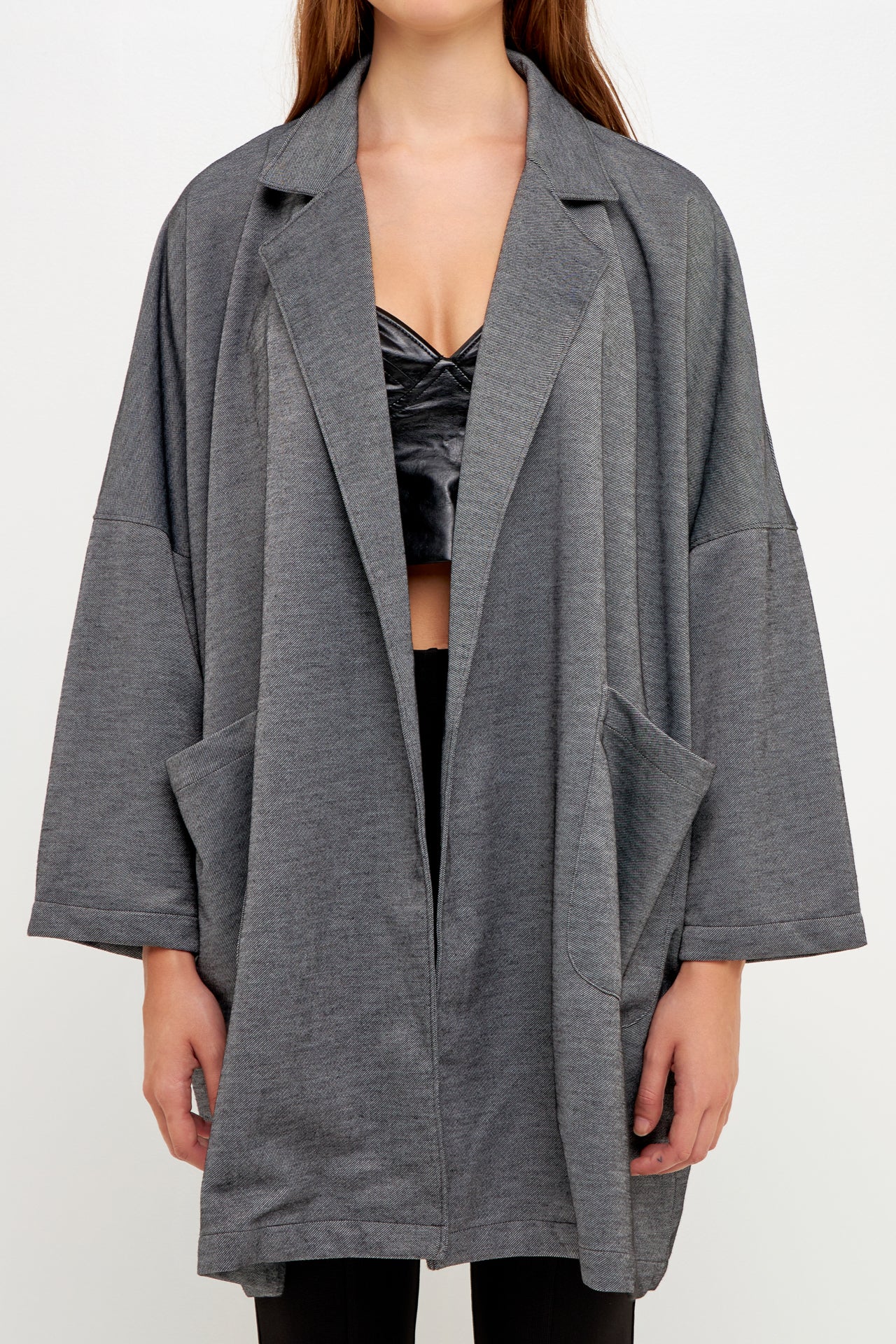 GREY LAB - Oversized Coat with Big Pocket - JACKETS available at Objectrare