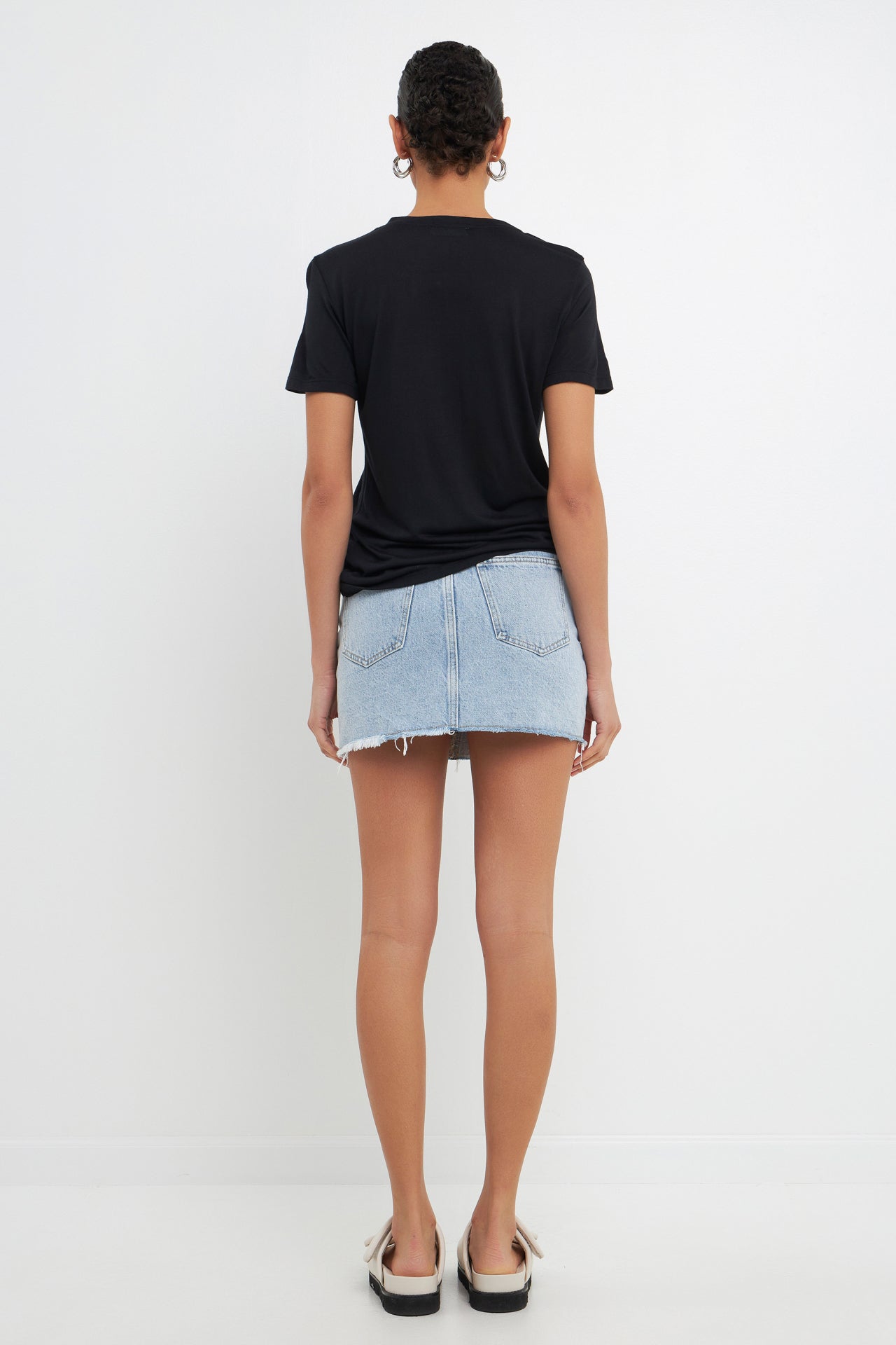 GREY LAB - Classic Round Neck Tee - TOPS available at Objectrare