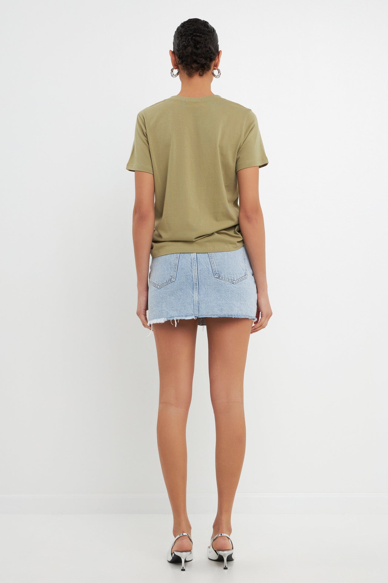 GREY LAB - Classic Round Neck Tee - TOPS available at Objectrare