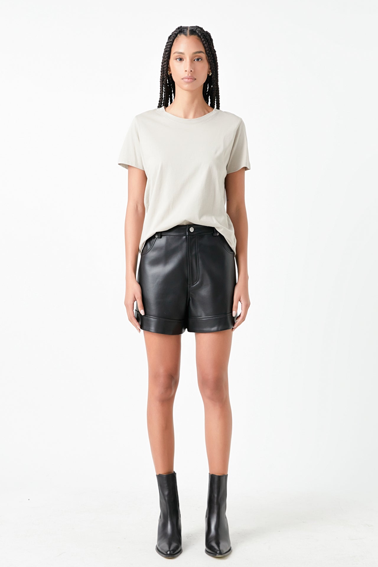 GREY LAB - Classic Round Neck Tee - TOPS available at Objectrare