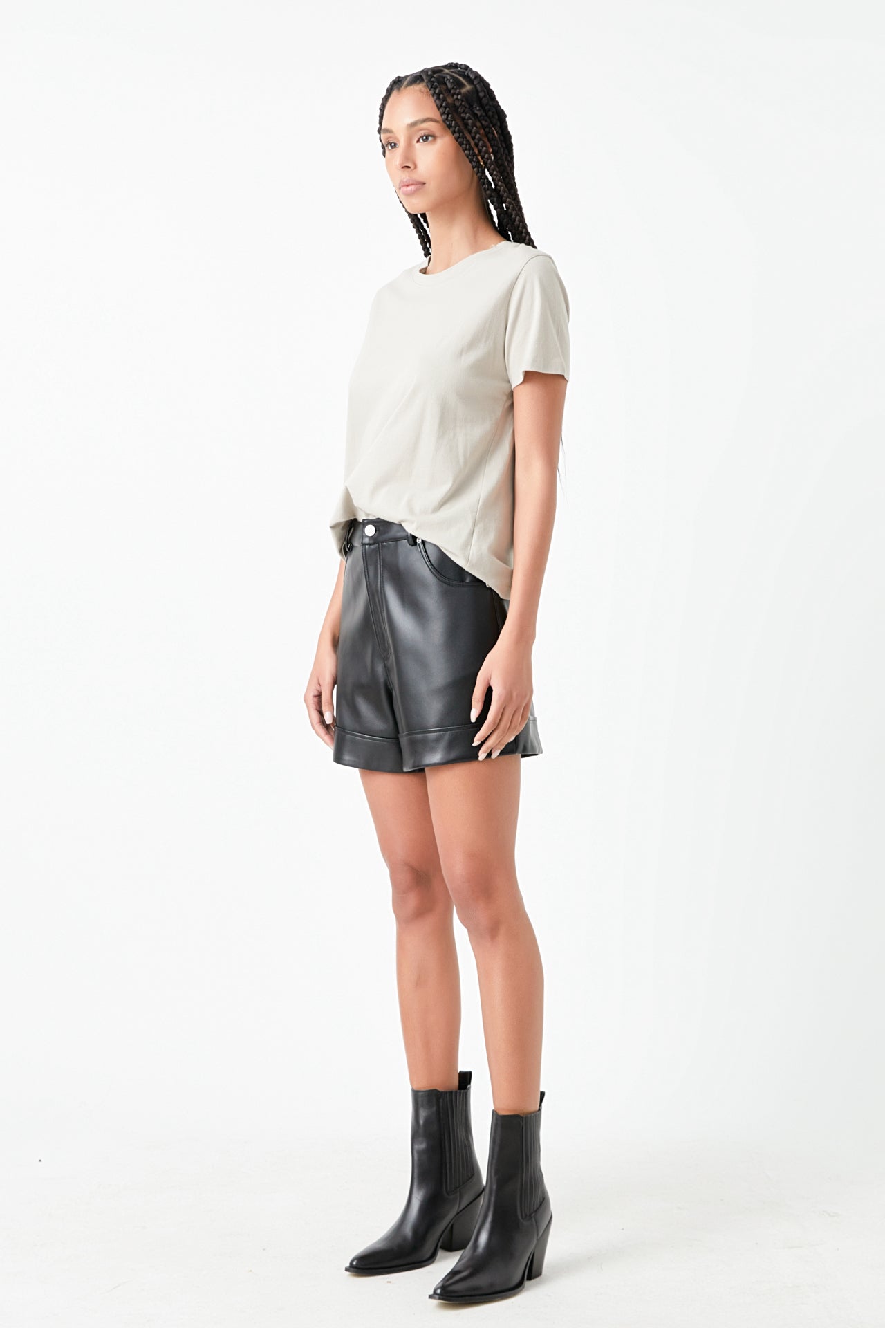 GREY LAB - Classic Round Neck Tee - TOPS available at Objectrare