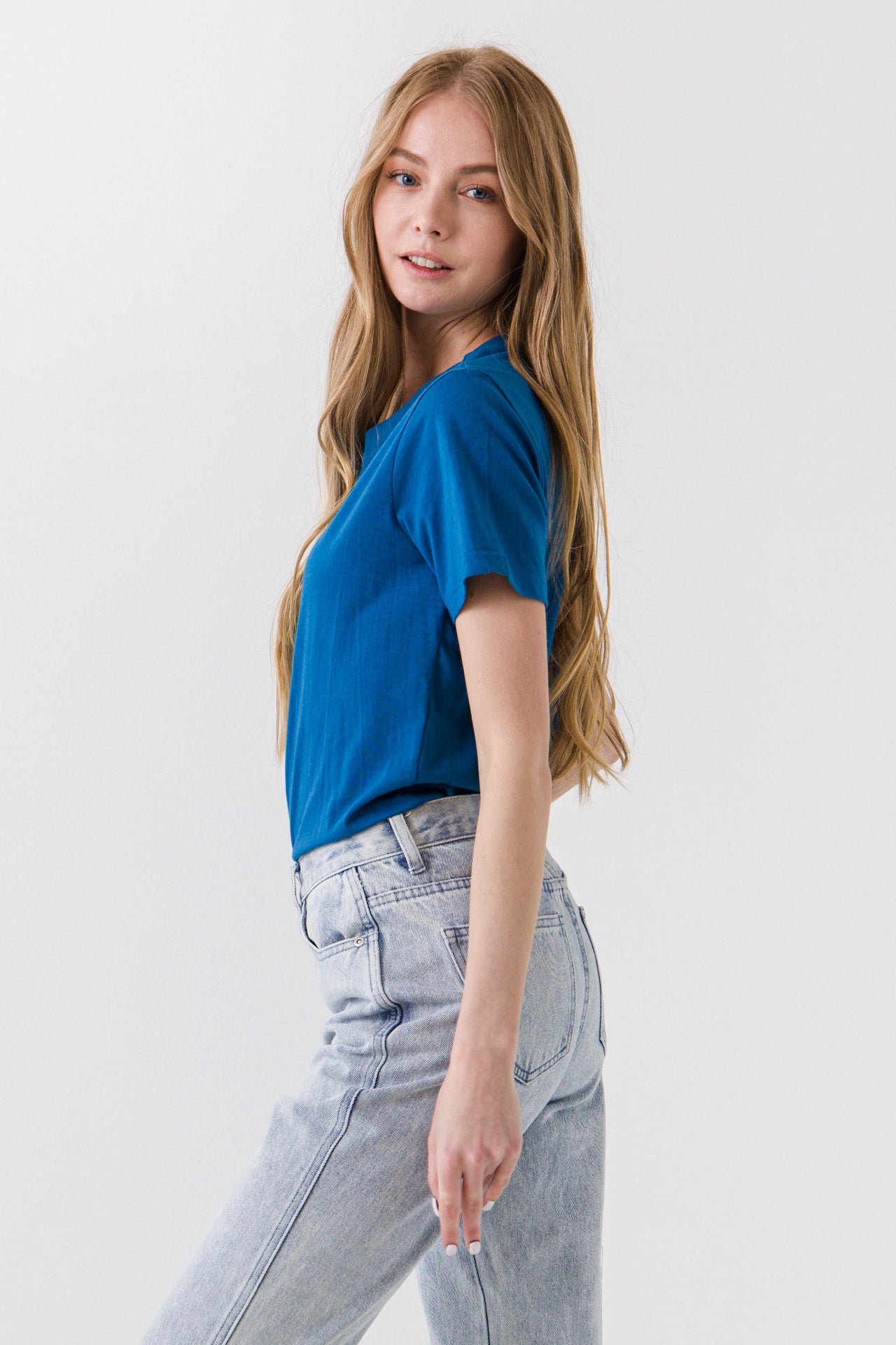 GREY LAB - Classic Round Neck Tee - TOPS available at Objectrare