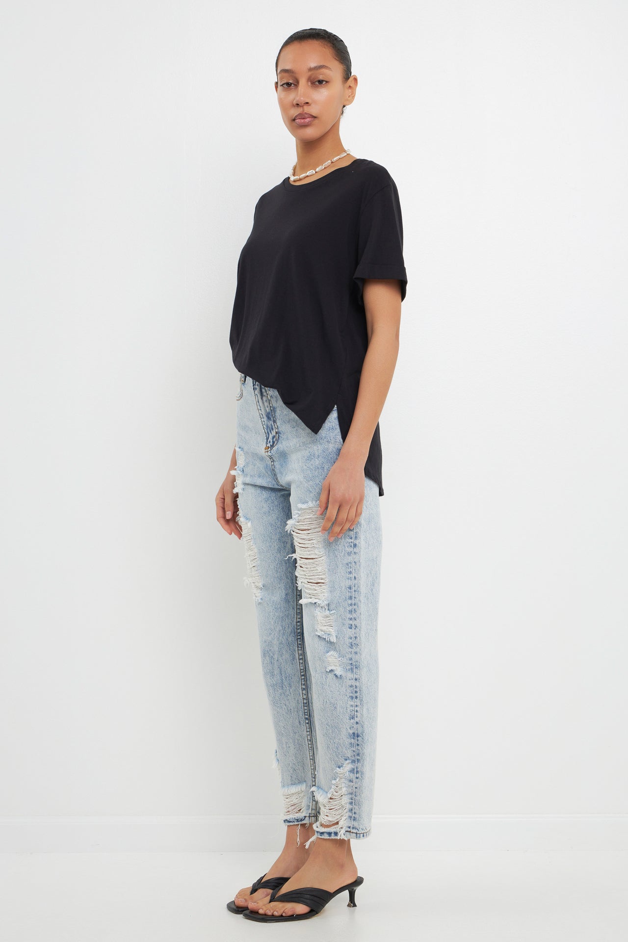 GREY LAB - Classic Boyfriend Tee - TOPS available at Objectrare