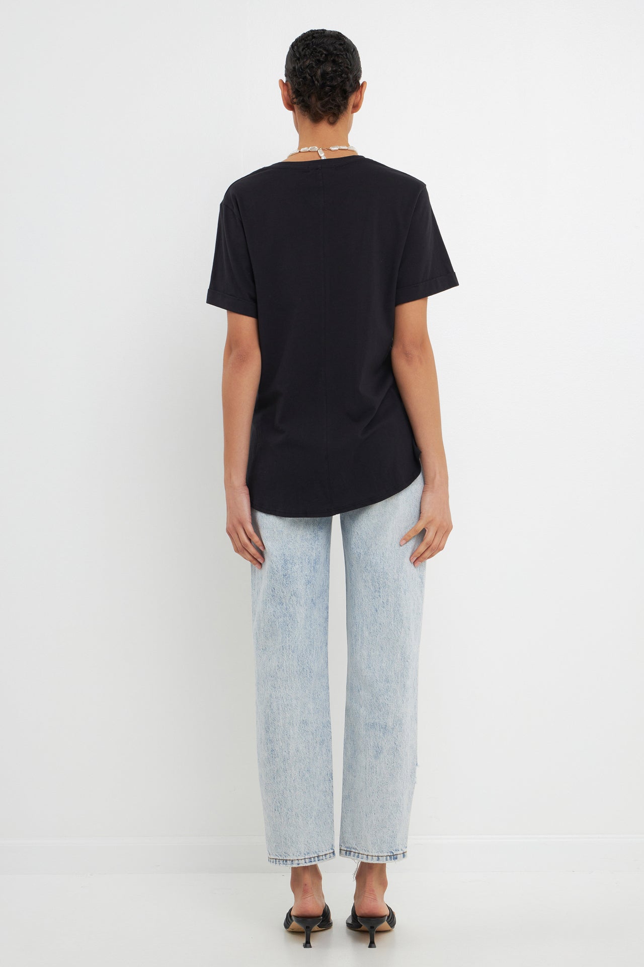 GREY LAB - Classic Boyfriend Tee - TOPS available at Objectrare