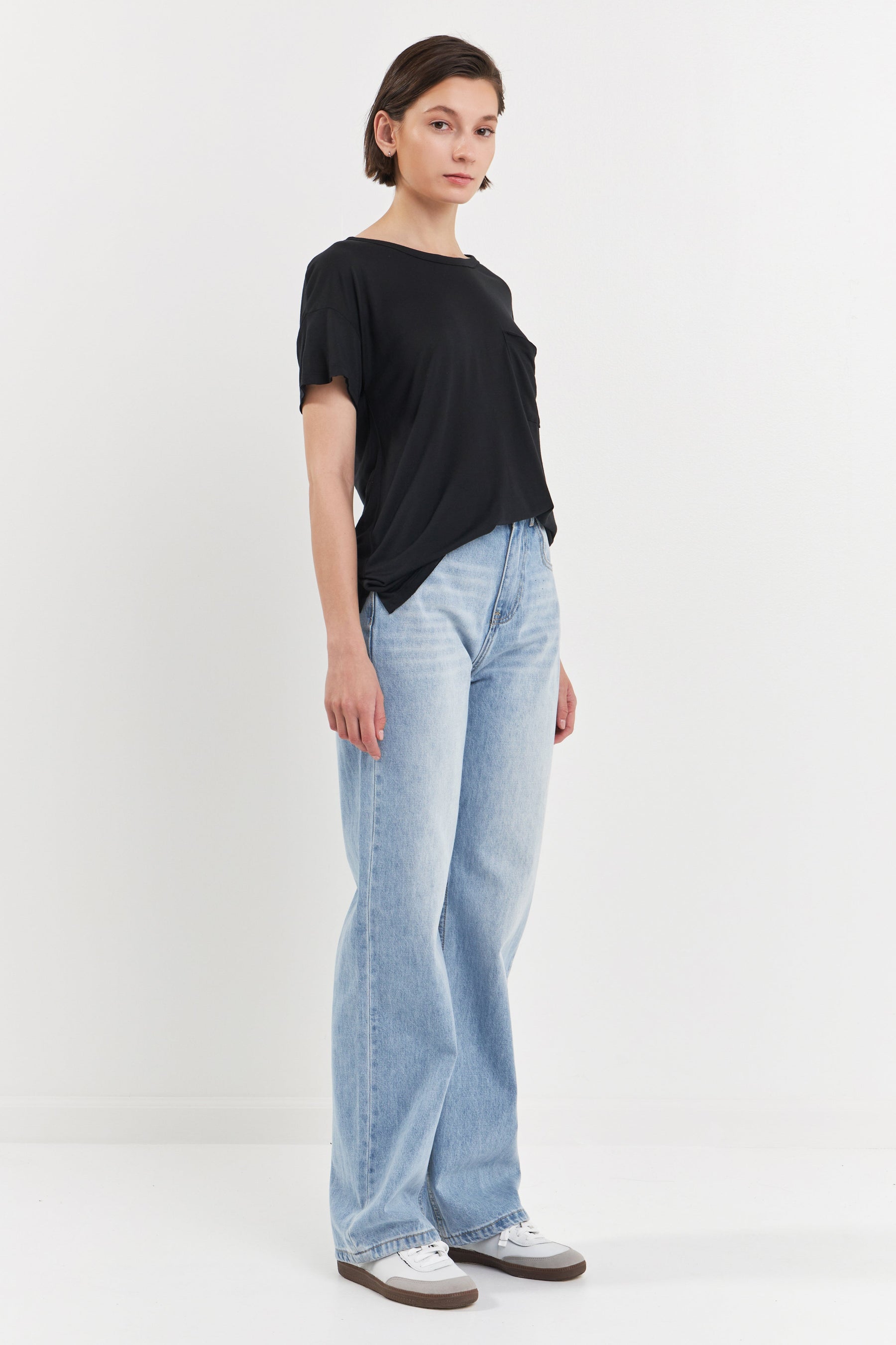 GREY LAB - Modal Pocket T-Shirt - T-SHIRTS available at Objectrare