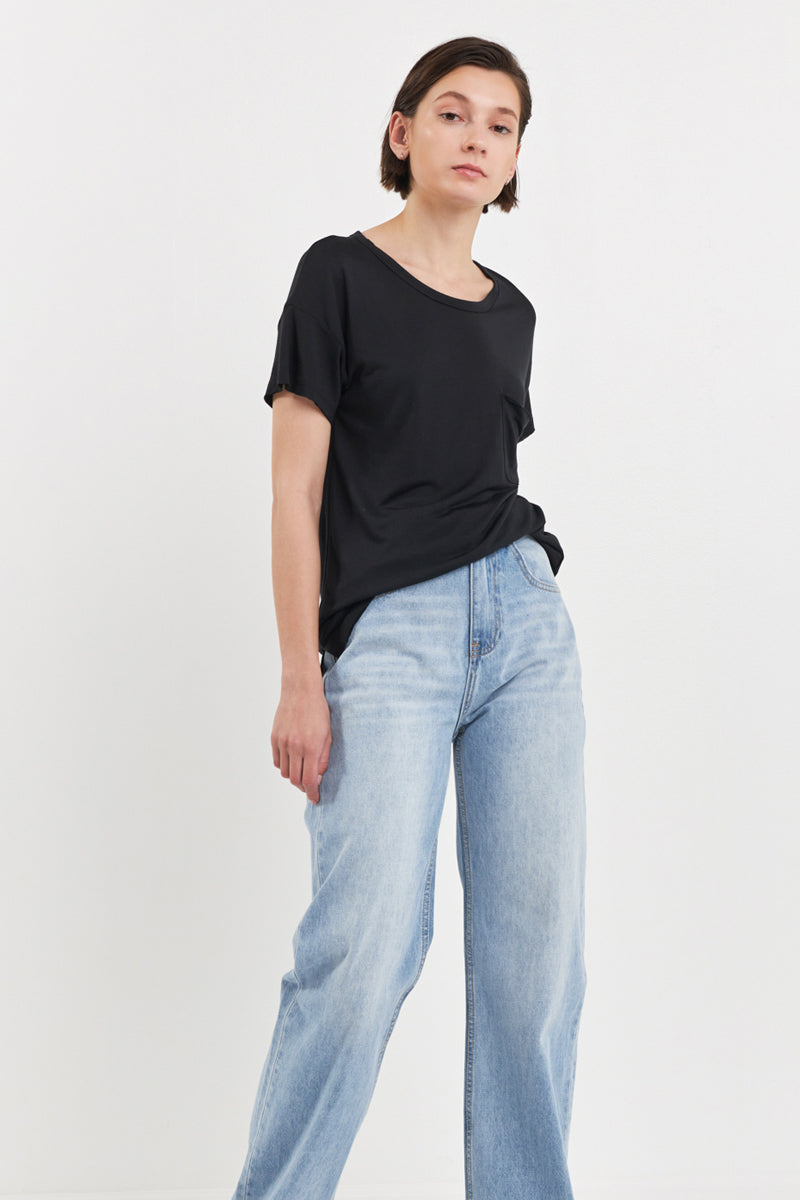 GREY LAB - Modal Pocket T-Shirt - T-SHIRTS available at Objectrare