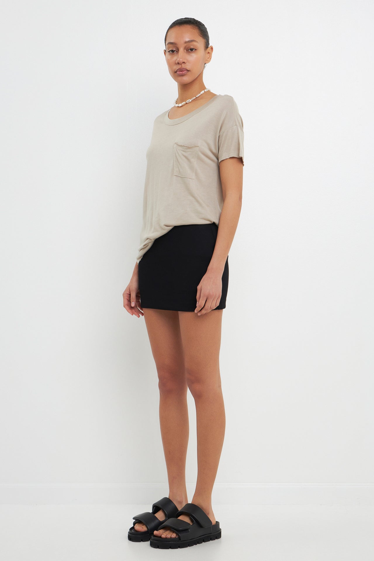 GREY LAB - Modal Pocket T-Shirt - T-SHIRTS available at Objectrare