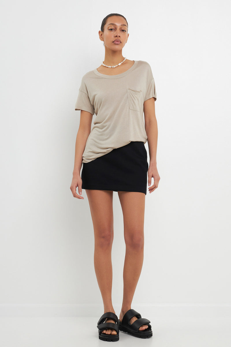 GREY LAB - Modal Pocket T-Shirt - T-SHIRTS available at Objectrare