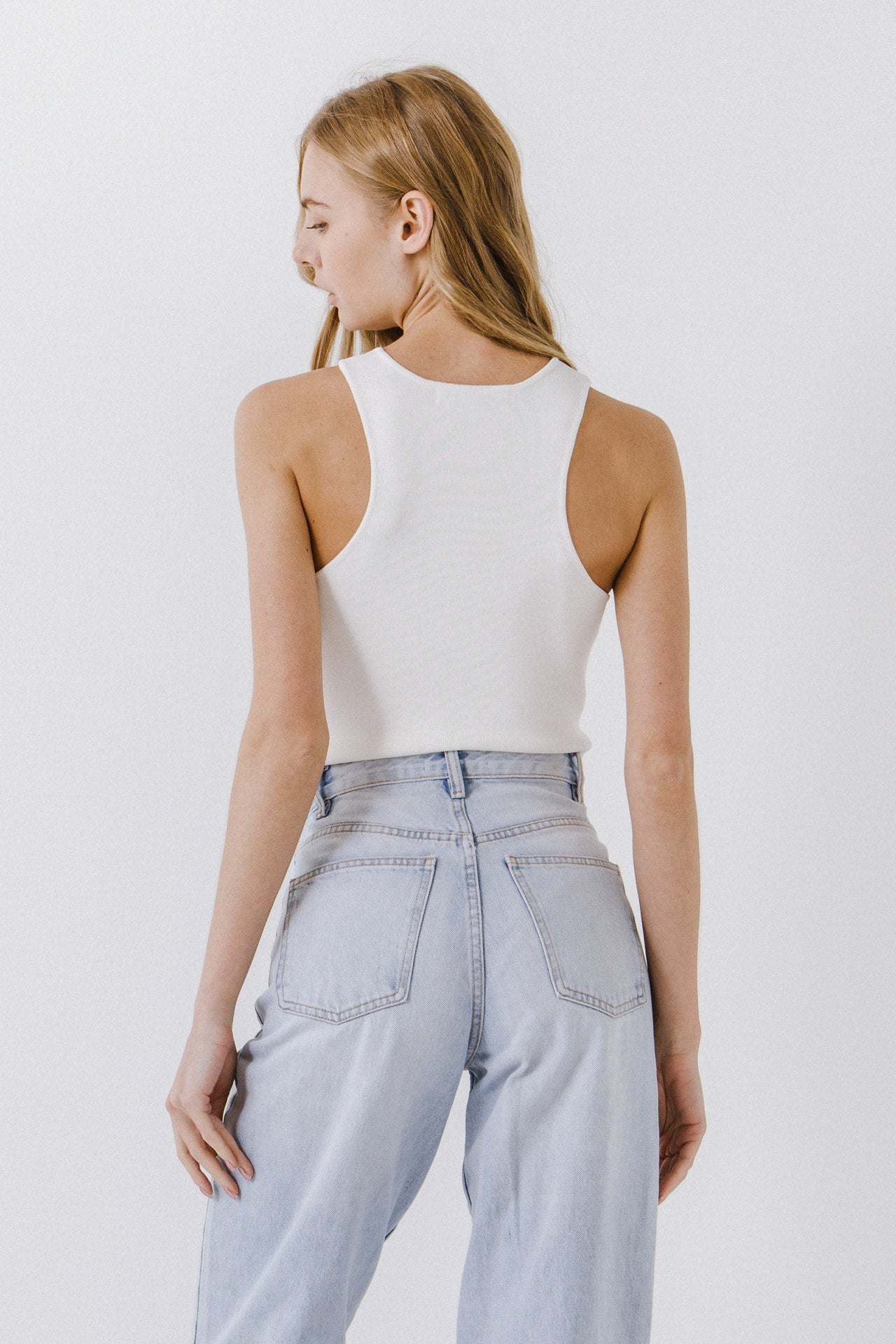 Racerback Knit Tank