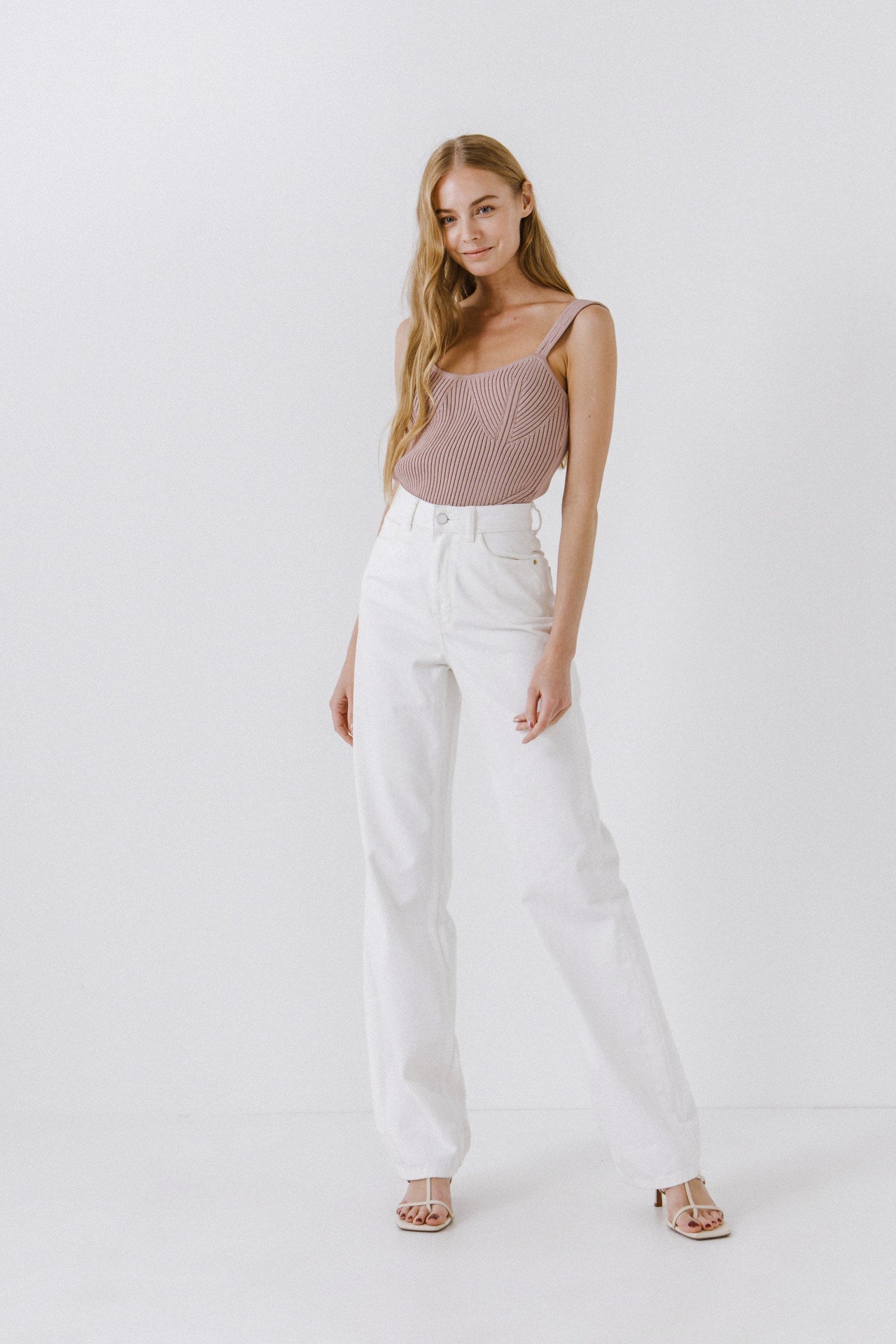 ENDLESS ROSE - Corset Style Knitted Top - TOPS available at Objectrare