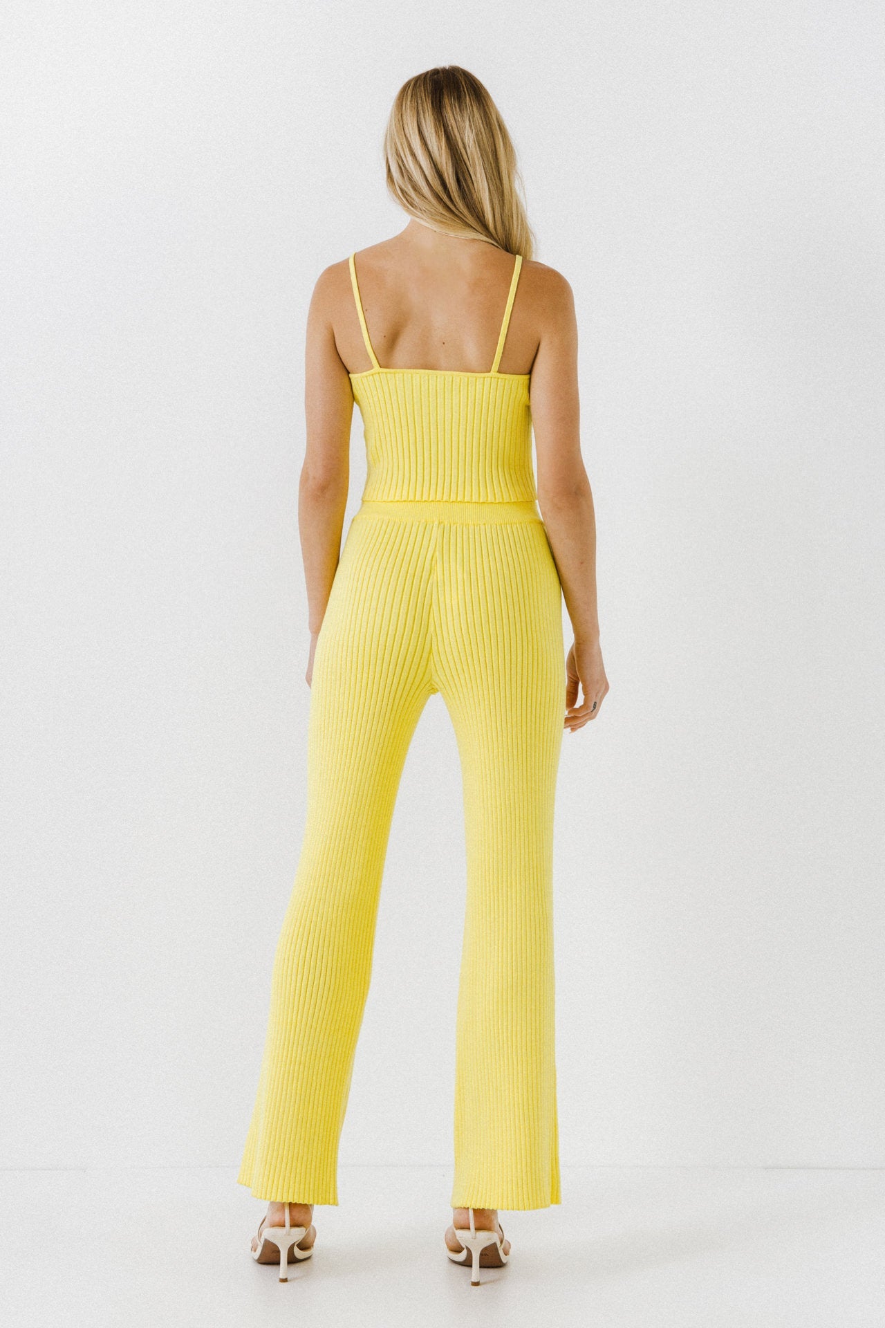 ENDLESS ROSE - Knit Cami Crop Top - TOPS available at Objectrare