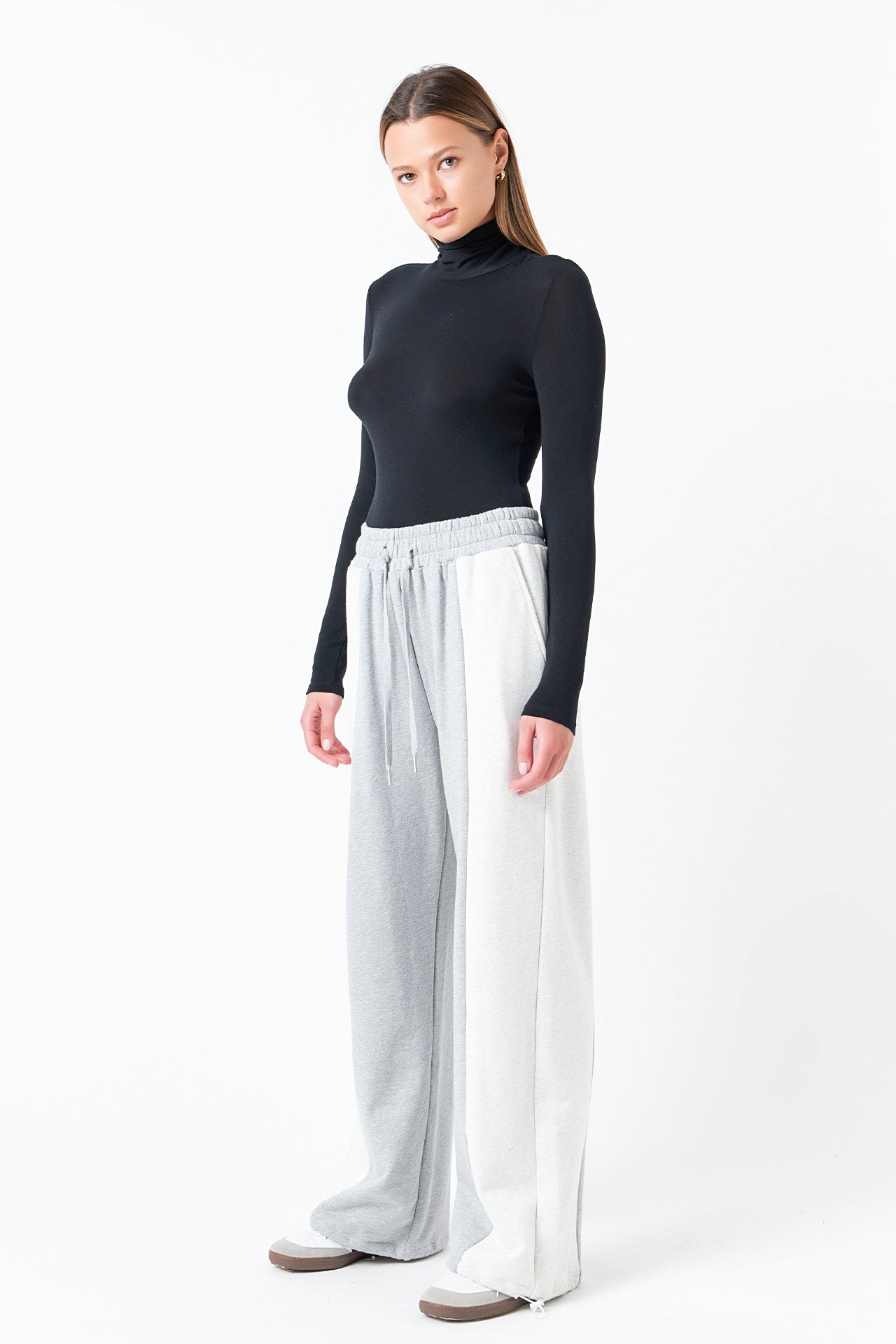 GREY LAB - Colorblock Loungewear Pants - PANTS available at Objectrare