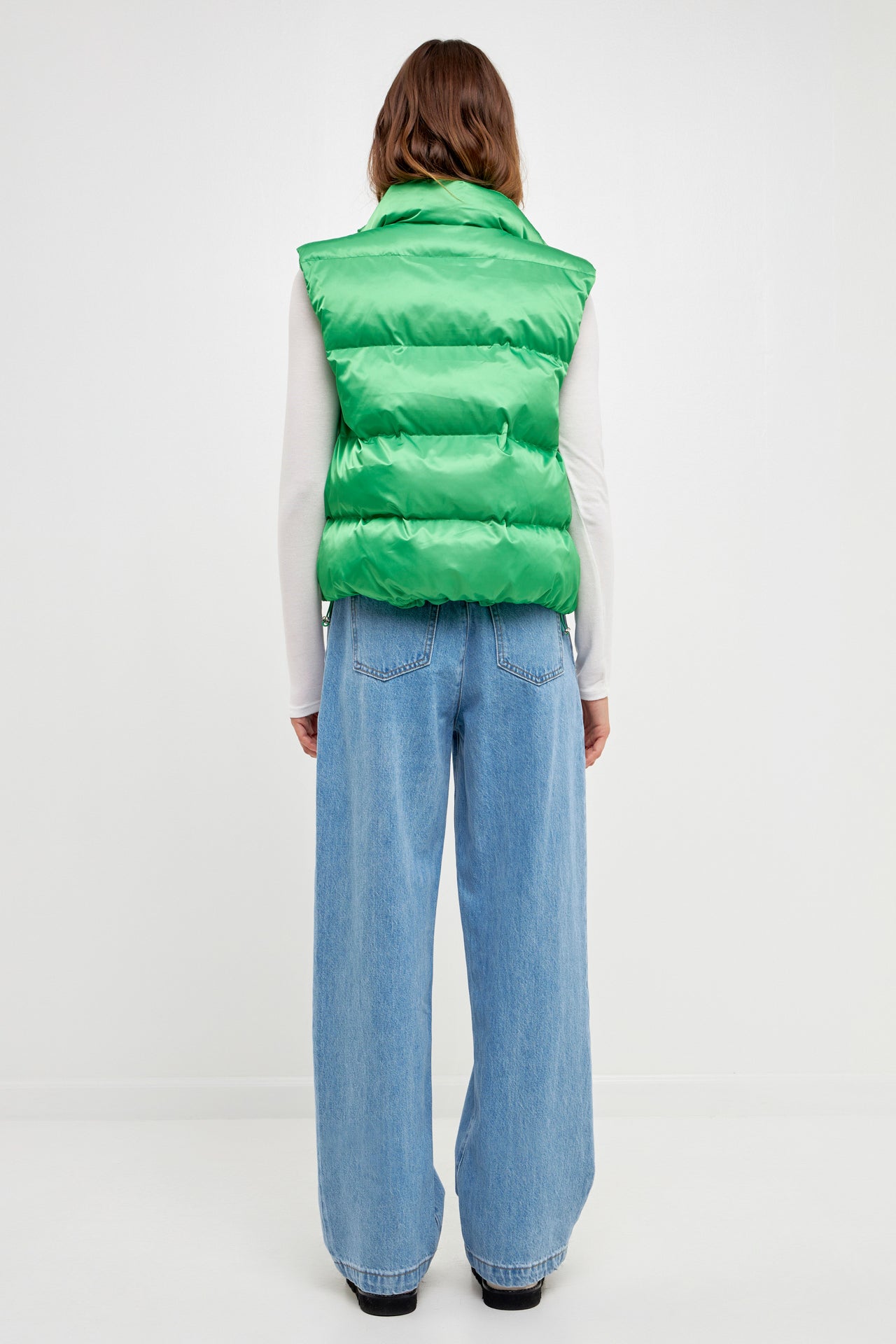 ENGLISH FACTORY - Puffer Cropped Vest - OUTERWEAR available at Objectrare