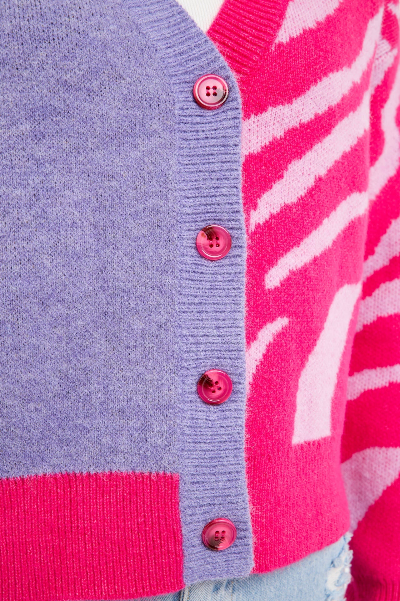 ENGLISH FACTORY - Combination Sweater Cardigan - SWEATERS & KNITS available at Objectrare