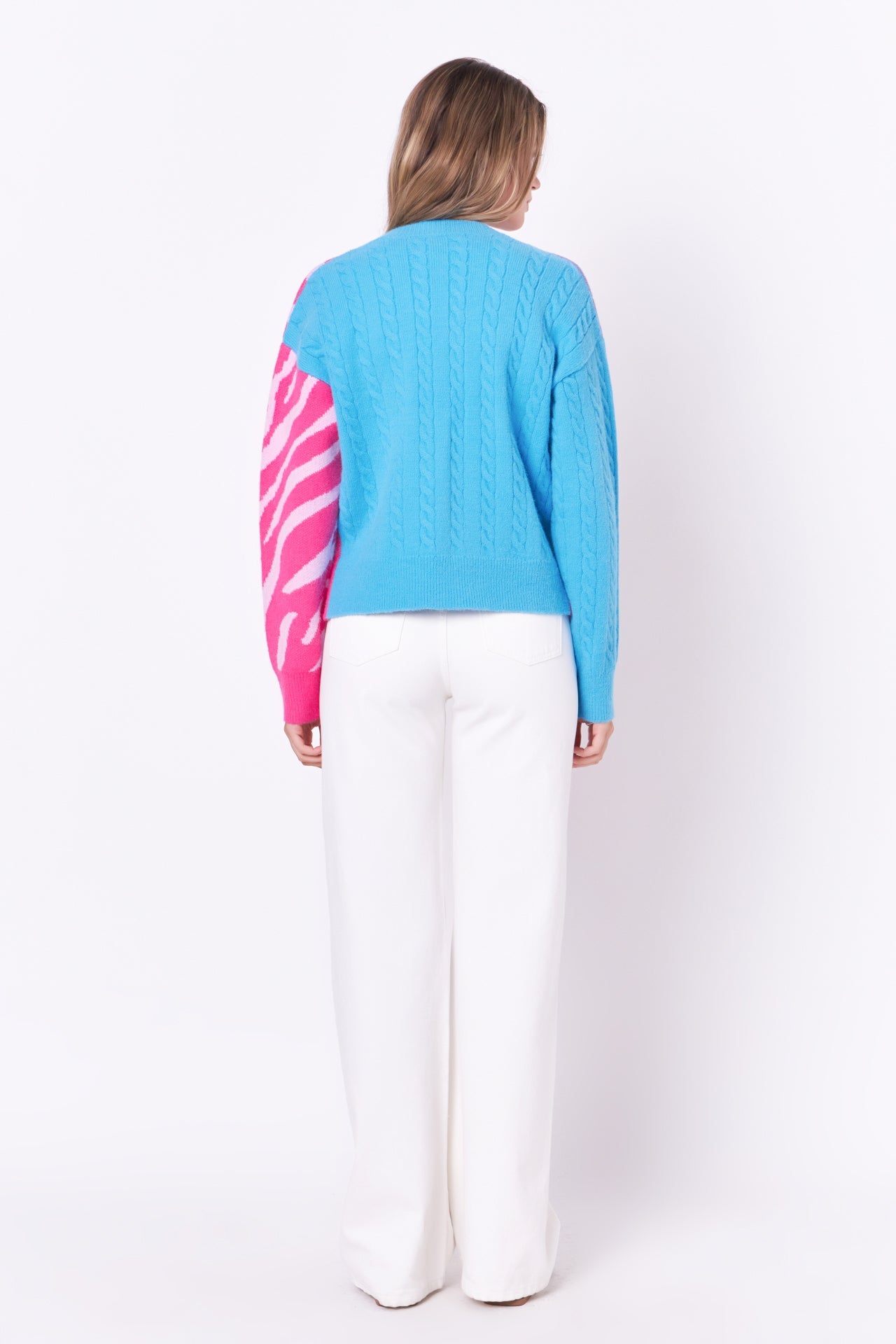 ENGLISH FACTORY - Combination Sweater Cardigan - SWEATERS & KNITS available at Objectrare