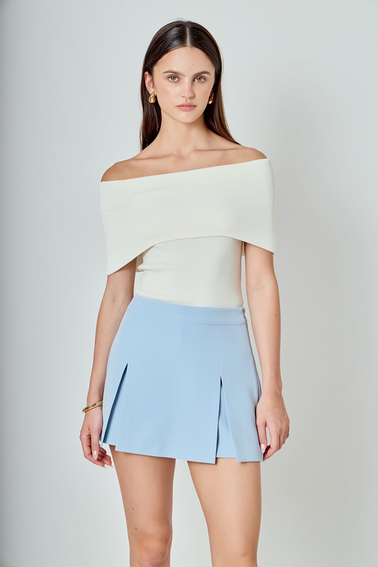 ENDLESS ROSE - High-Waisted Skort - SKORTS available at Objectrare