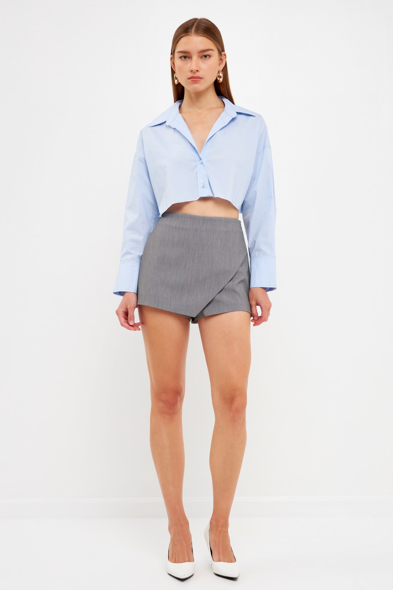 ENDLESS ROSE - Single Wrap Skort - SKORTS available at Objectrare