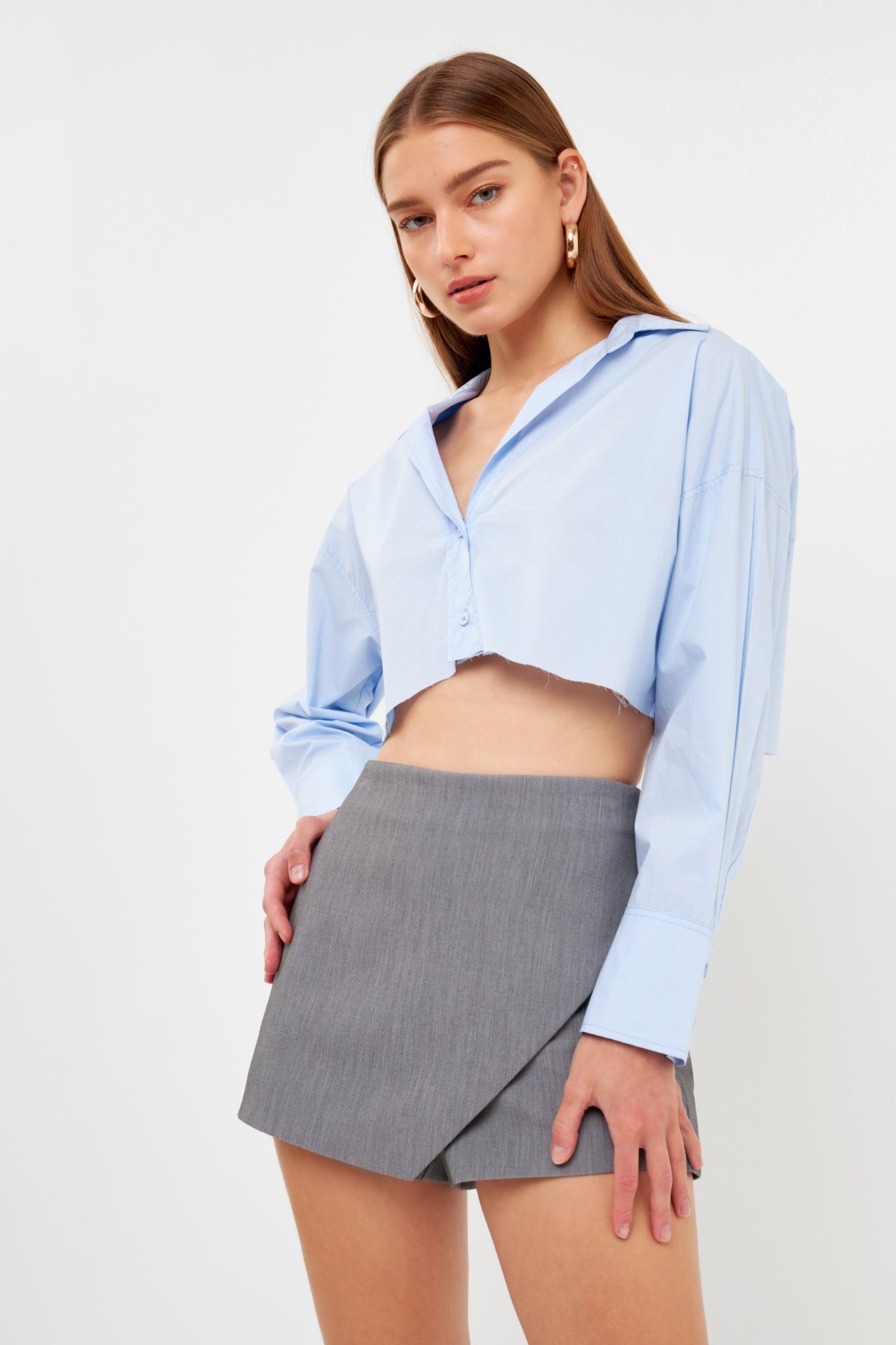 ENDLESS ROSE - Single Wrap Skort - SKORTS available at Objectrare