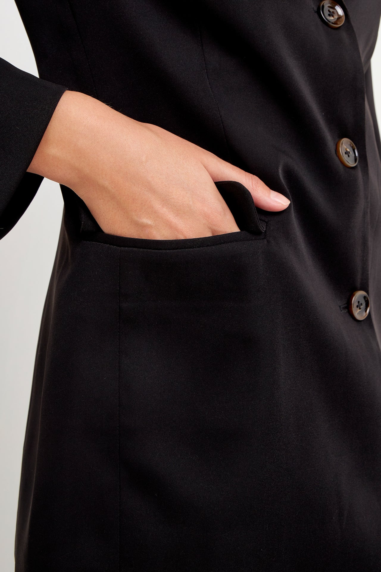 ENDLESS ROSE - Solid 3 Button Blazer - BLAZERS available at Objectrare