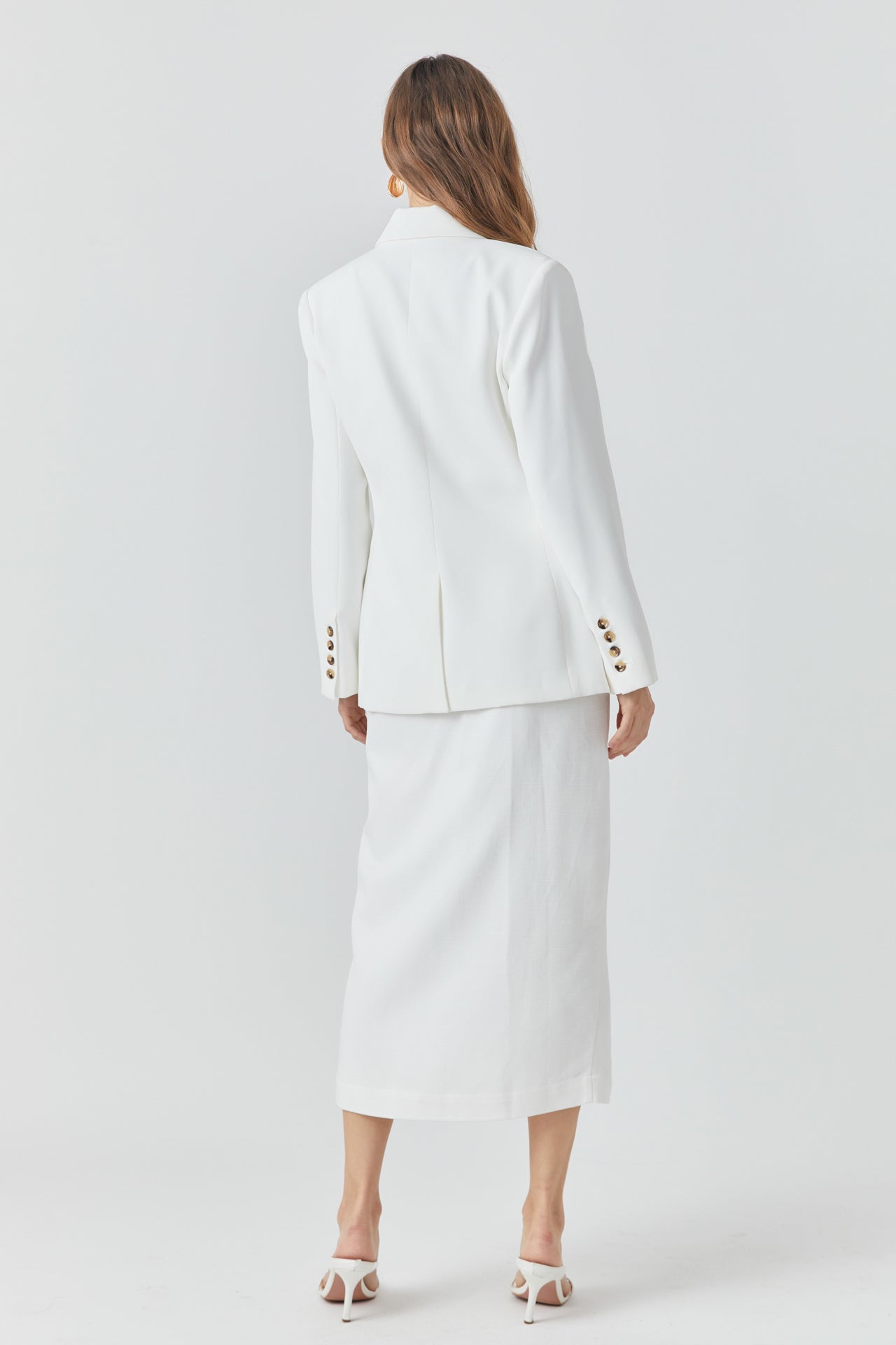 ENDLESS ROSE - Solid 3 Button Blazer - BLAZERS available at Objectrare