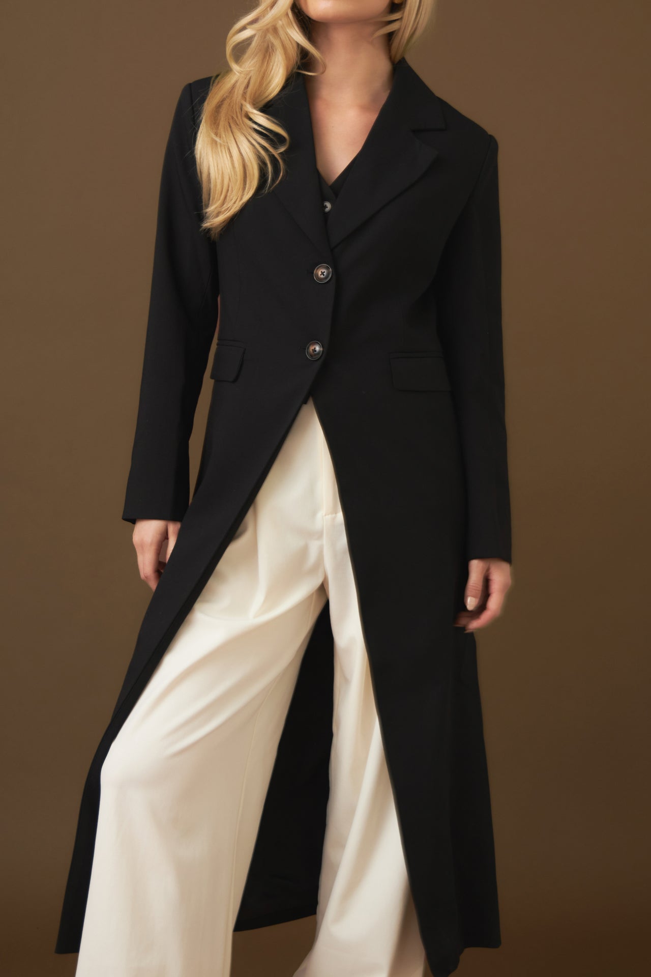 ENDLESS ROSE - Front Slit Long Jacket - COATS available at Objectrare