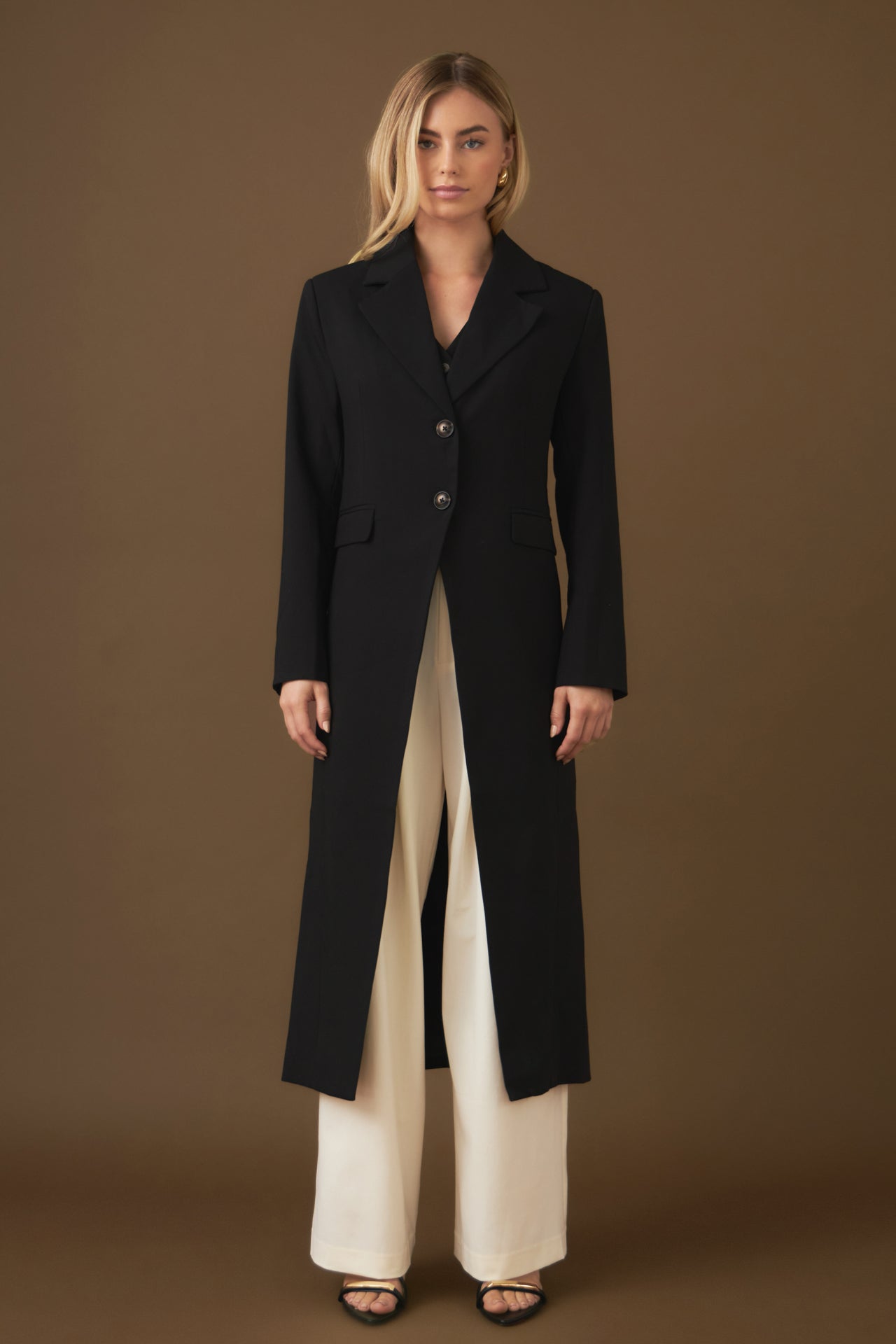 ENDLESS ROSE - Front Slit Long Jacket - COATS available at Objectrare