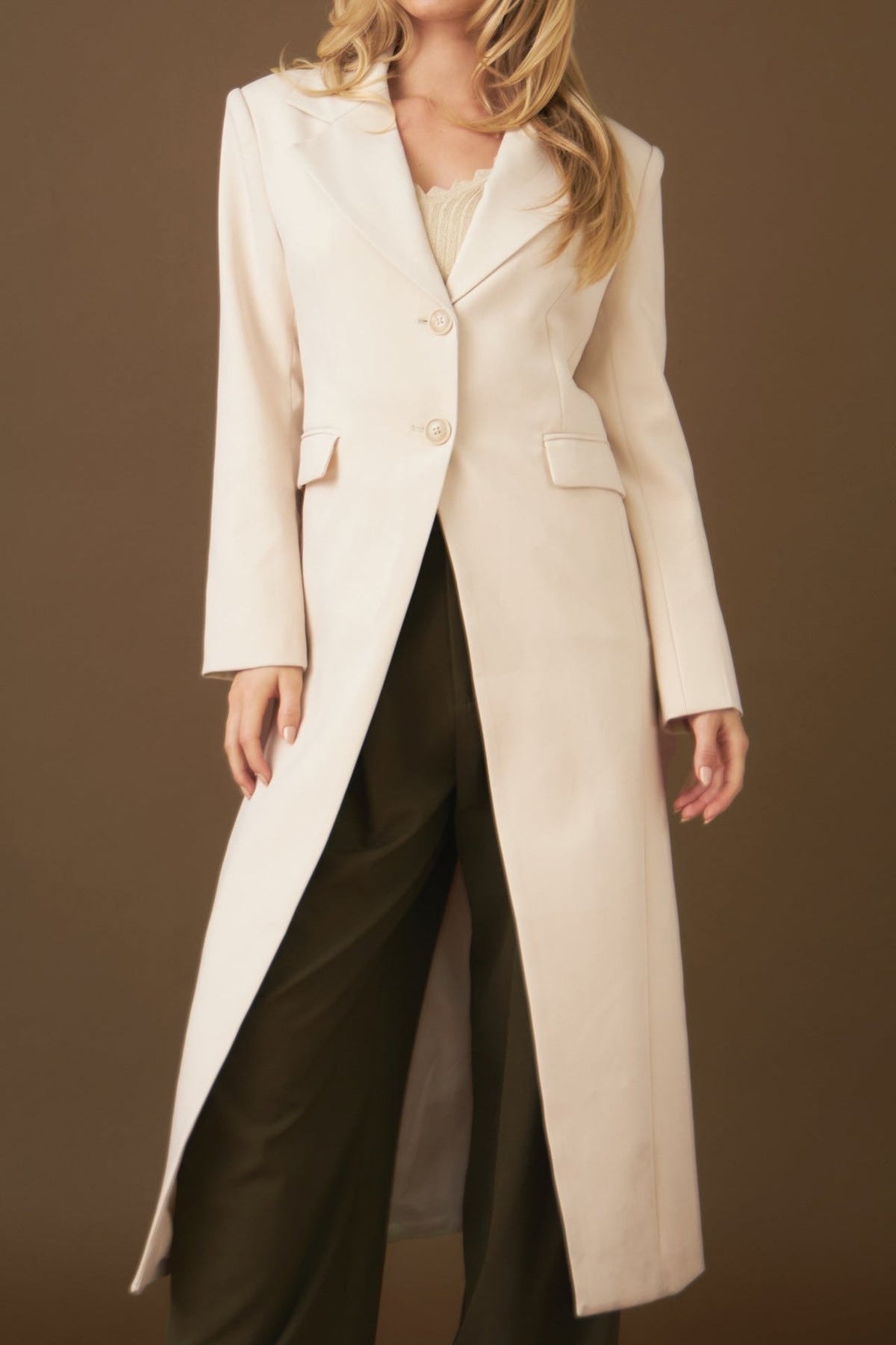 ENDLESS ROSE - Front Slit Long Jacket - COATS available at Objectrare