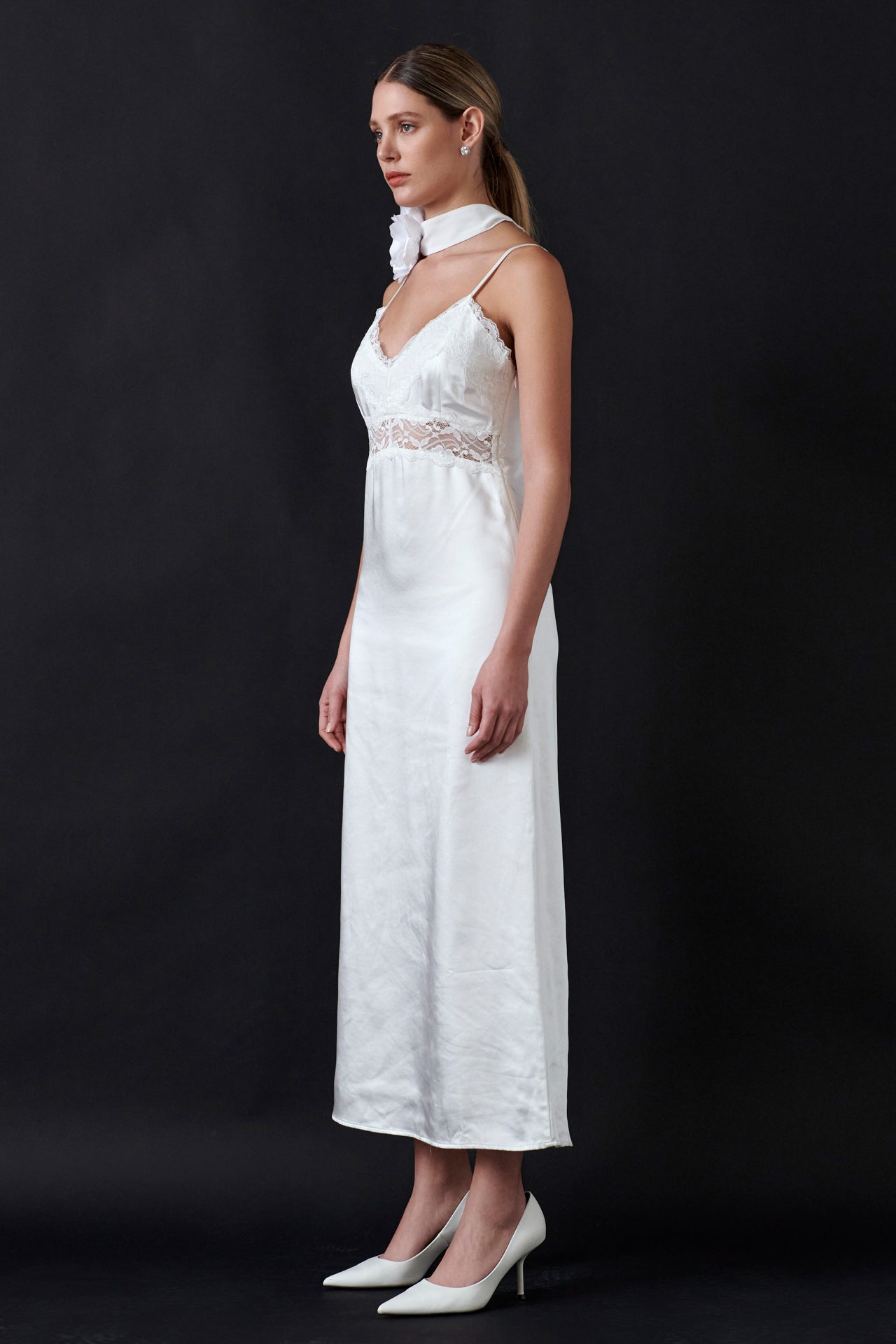 ENDLESS ROSE - Lace Maxi Slip - DRESSES available at Objectrare