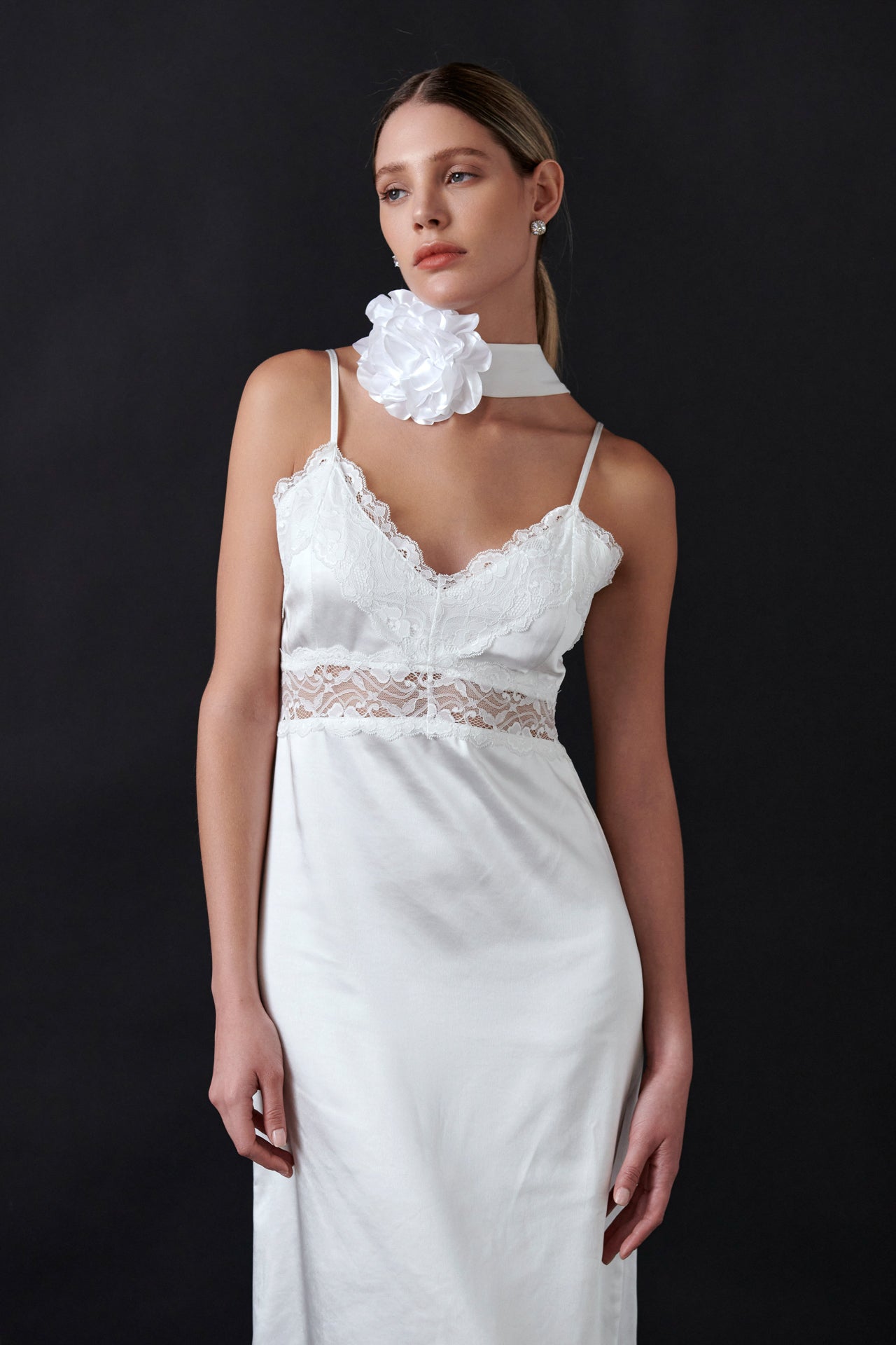 ENDLESS ROSE - Lace Maxi Slip - DRESSES available at Objectrare
