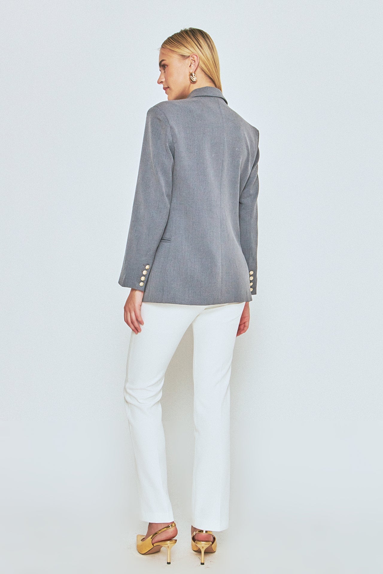 ENDLESS ROSE - Double Breasted Suit Blazer - BLAZERS available at Objectrare
