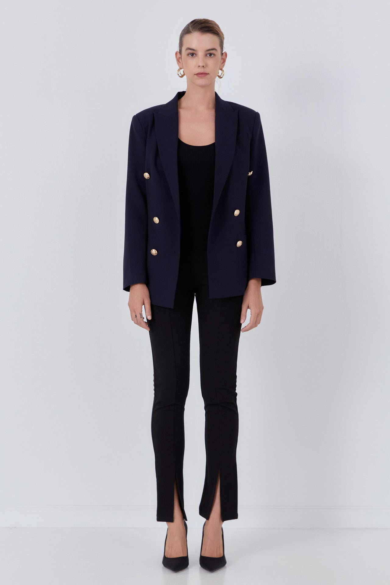 ENDLESS ROSE - Double Breasted Suit Blazer - BLAZERS available at Objectrare