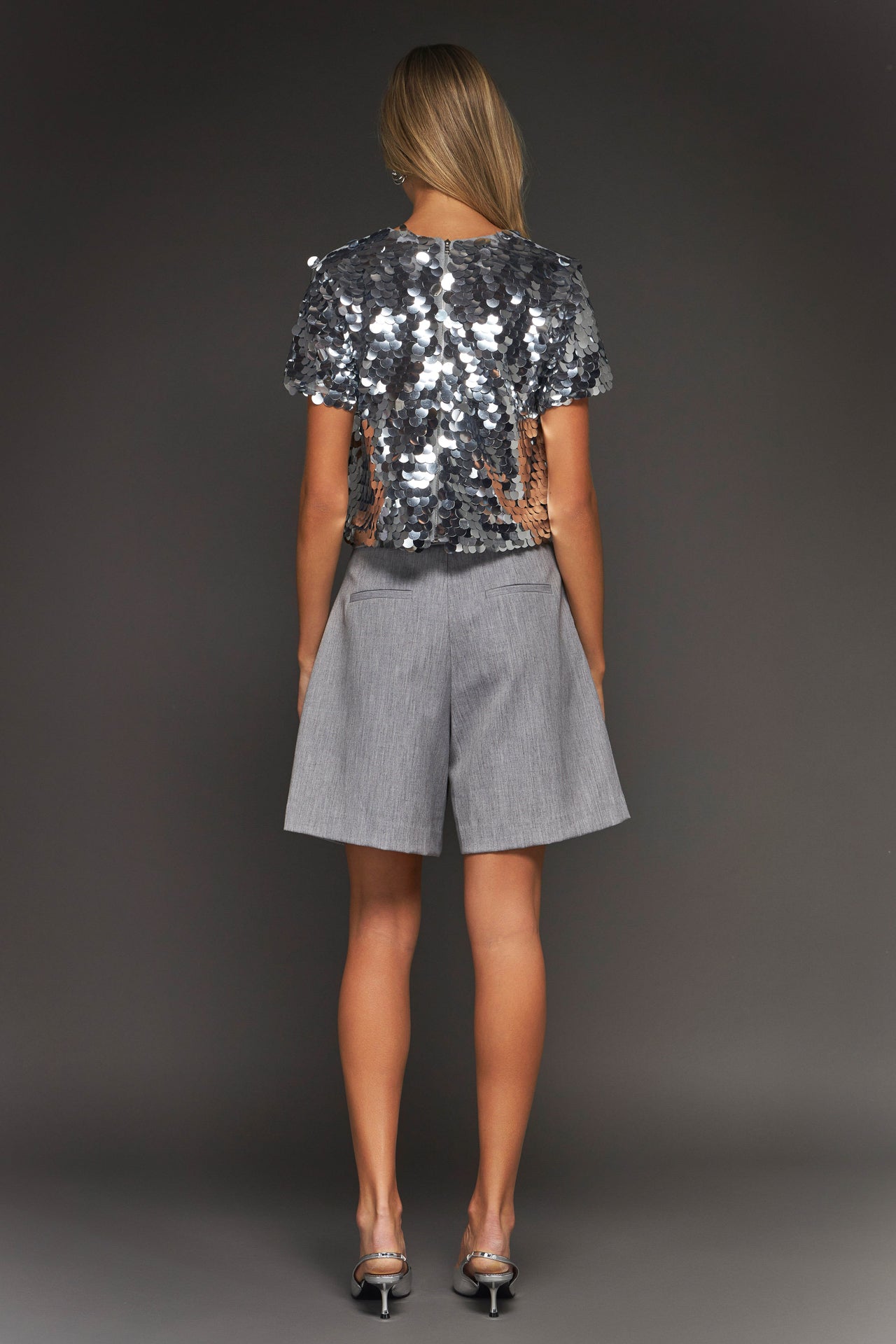ENDLESS ROSE - Sequin Crop Top - TOPS available at Objectrare