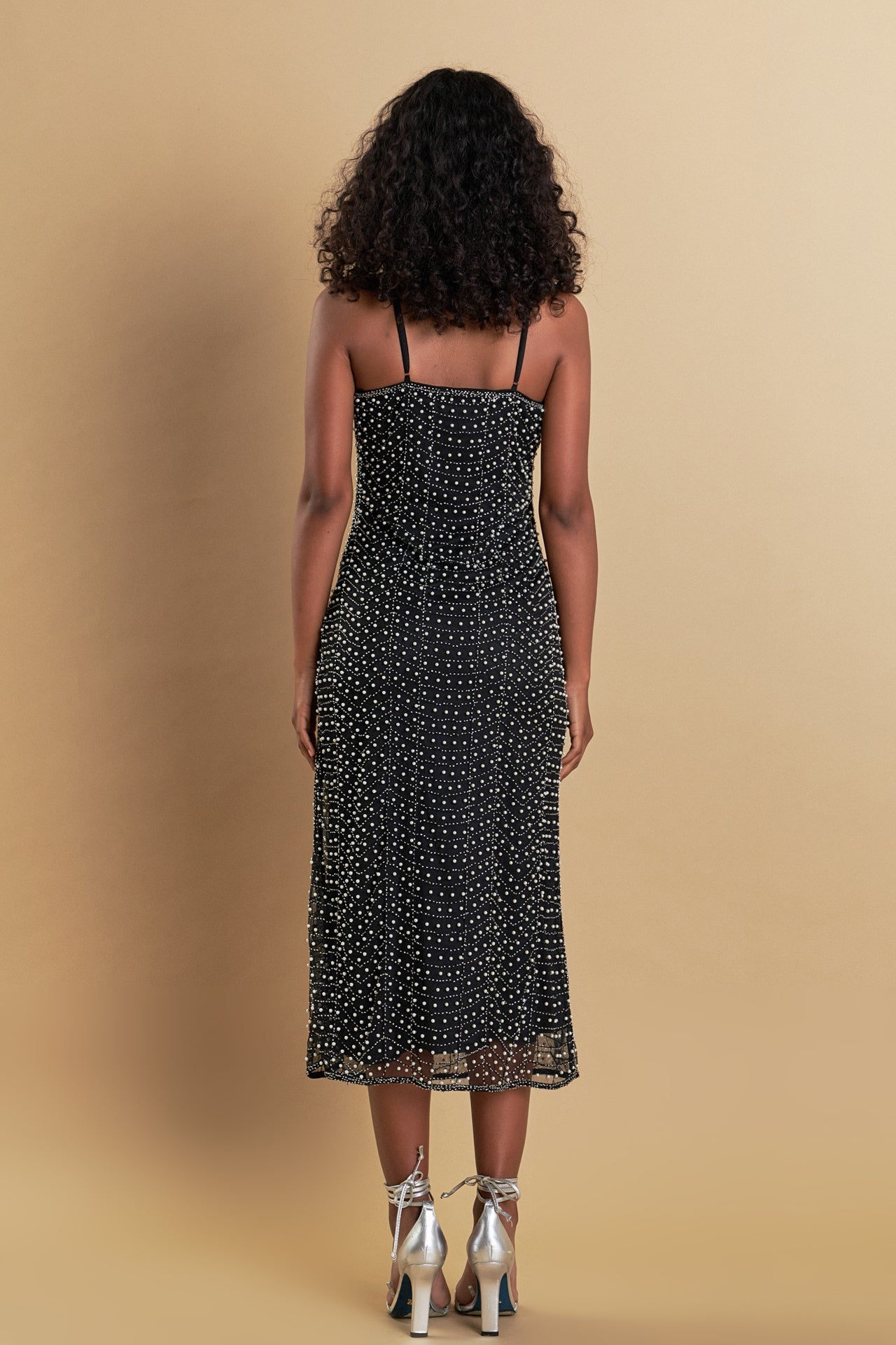 ENDLESS ROSE - Premium Pearl Beaded Maxi Dress - DRESSES available at Objectrare