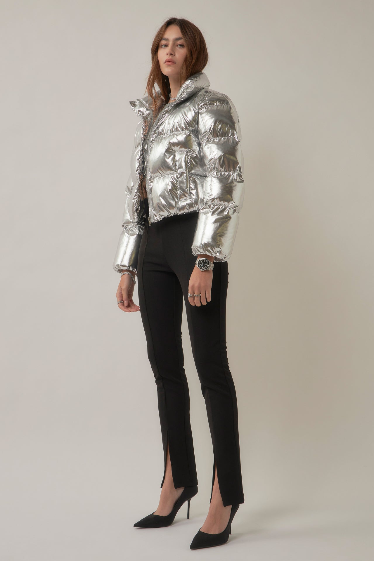 GREY LAB - Front Slit Flares - PANTS available at Objectrare