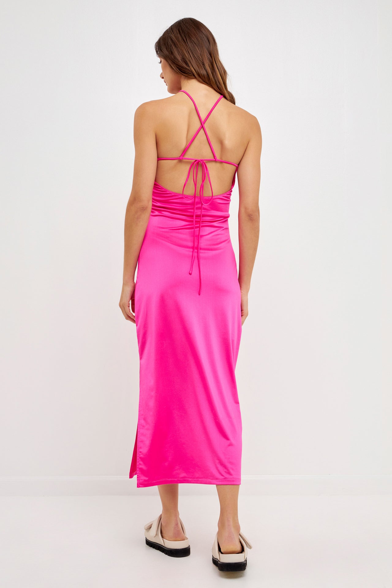GREY LAB - Cut Out Slinky Maxi Dress - DRESSES available at Objectrare