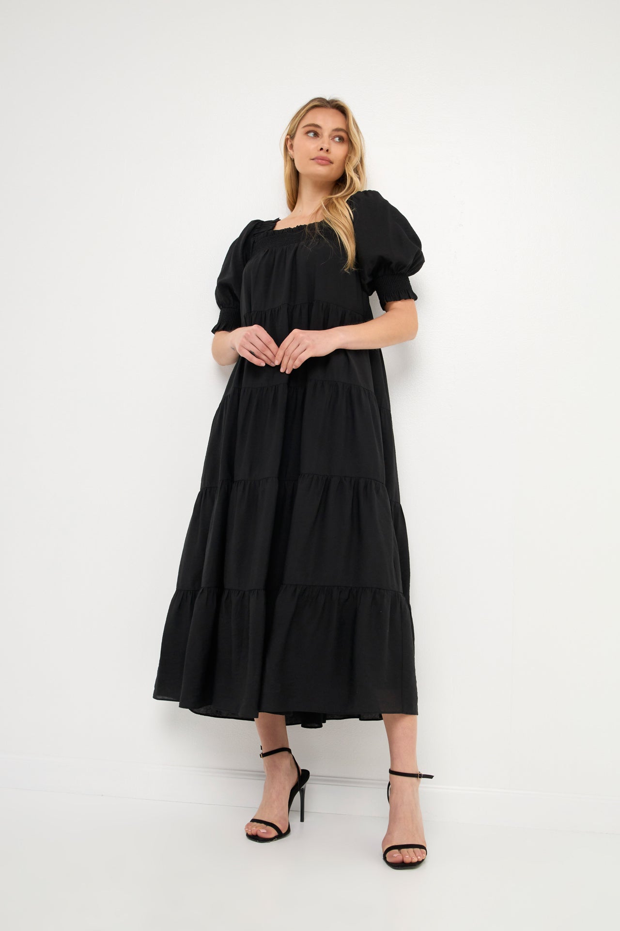 ENGLISH FACTORY - Smocked Baby Doll Maxi - DRESSES available at Objectrare