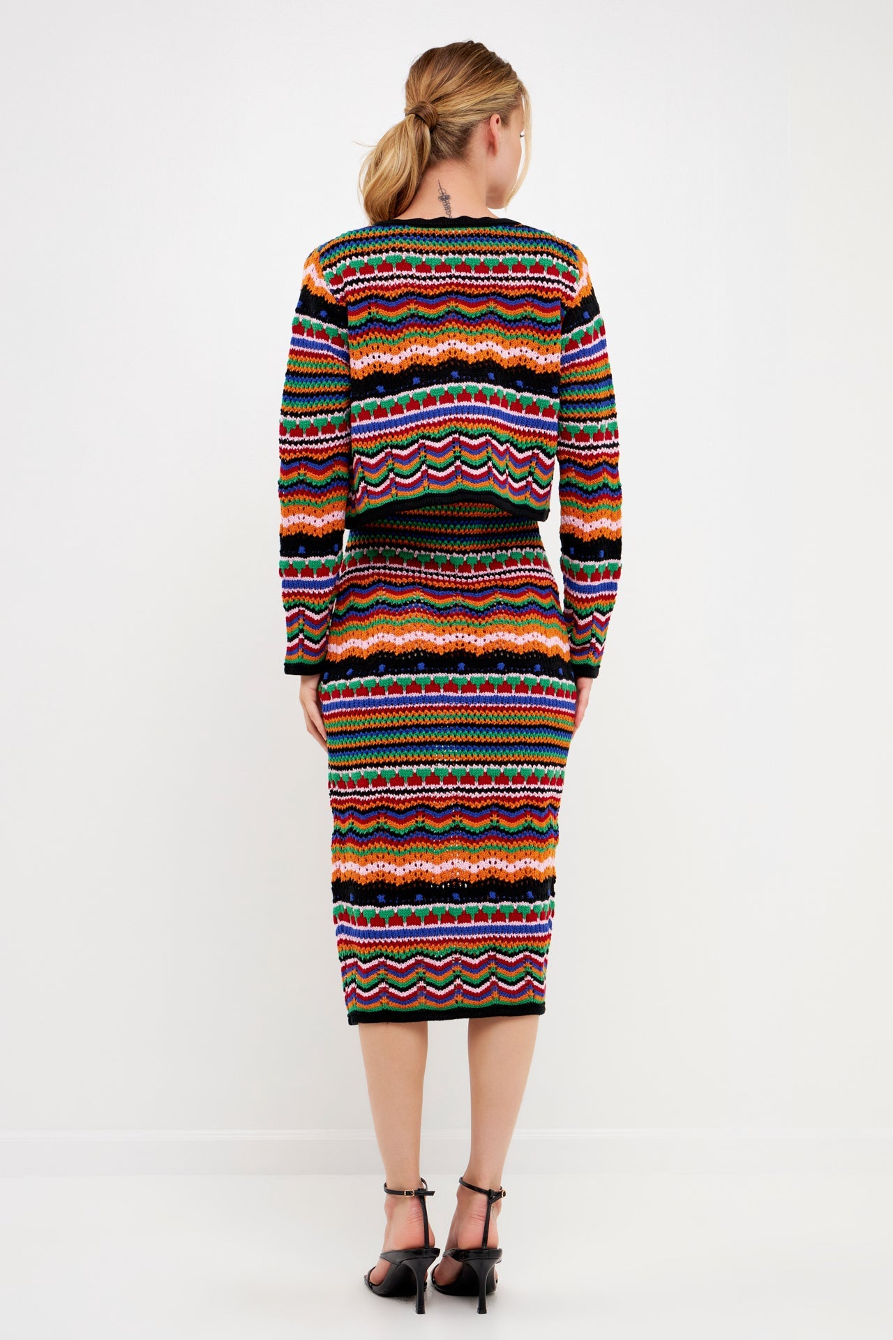 FREE THE ROSES - Crochet Knit Cardigan - CARDIGANS available at Objectrare